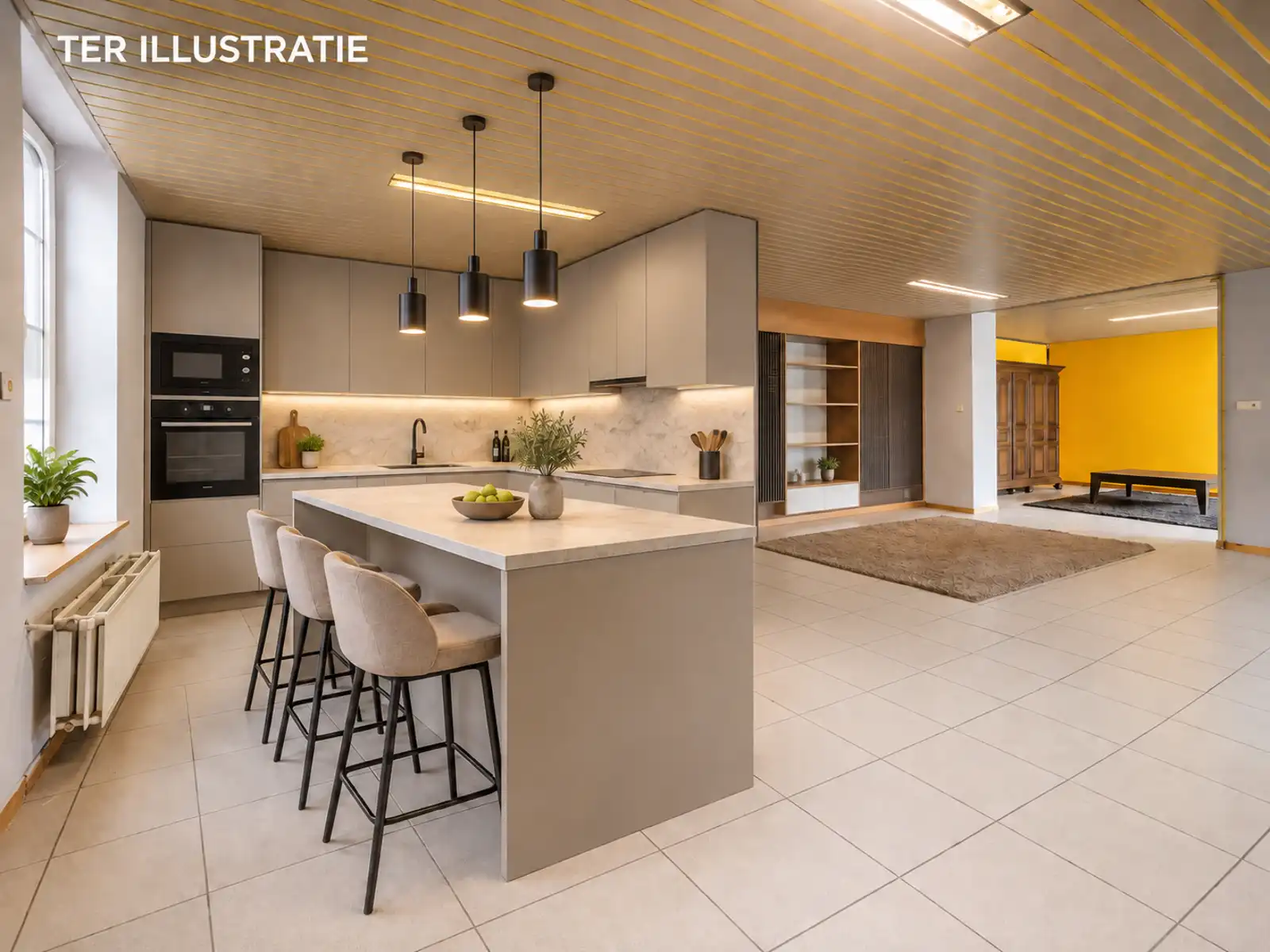 Polyvalente woning met tuin:  momenteel 2 appartementen garage en groot magazijn! foto 42