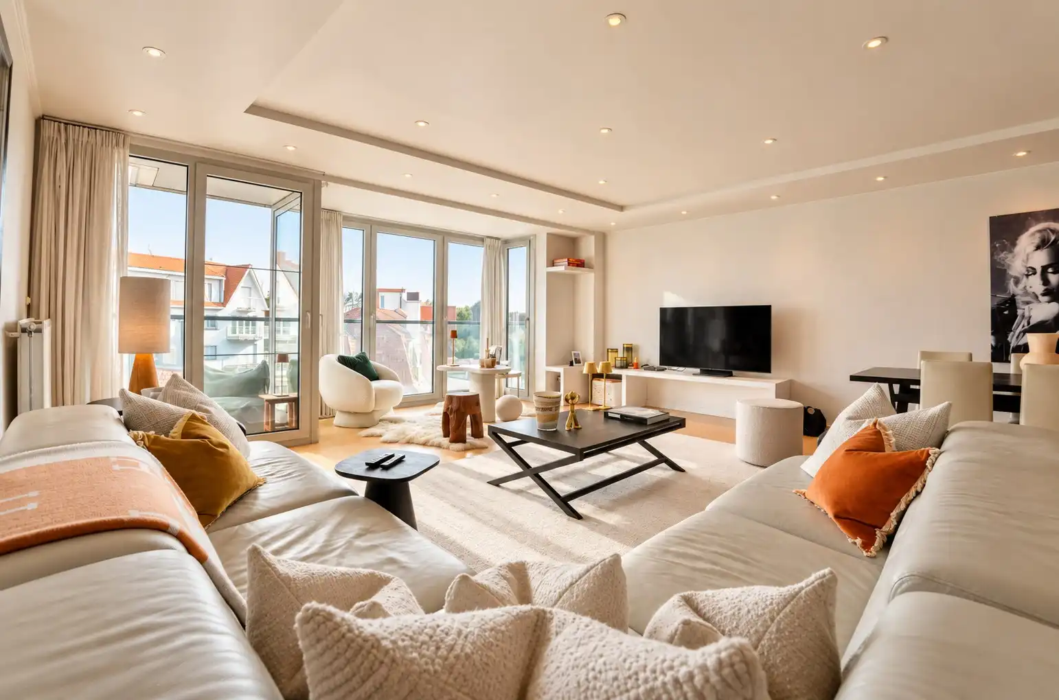 Zeer lichtrijk en instapklaar zuidgericht appartement met open zicht. foto 7