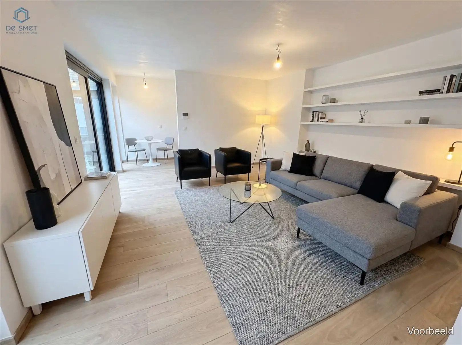 Modern gelijkvloers nieuwbouwappartement met 2 slaapkamers, terras & topafwerking centrum Zandbergen foto 3