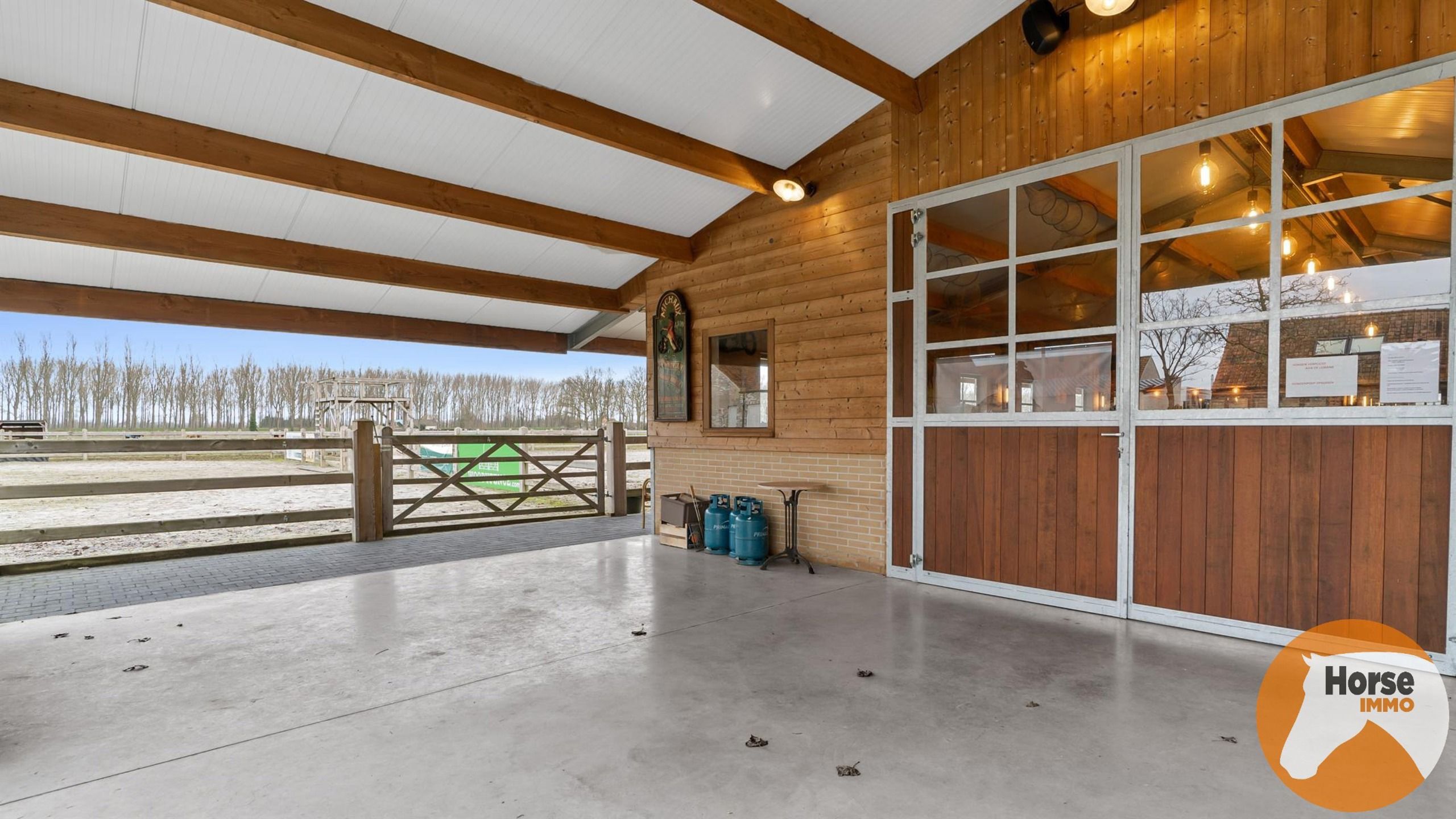 DAMME – Instapklare paardeneigendom, piste en extra woonhuis foto 12