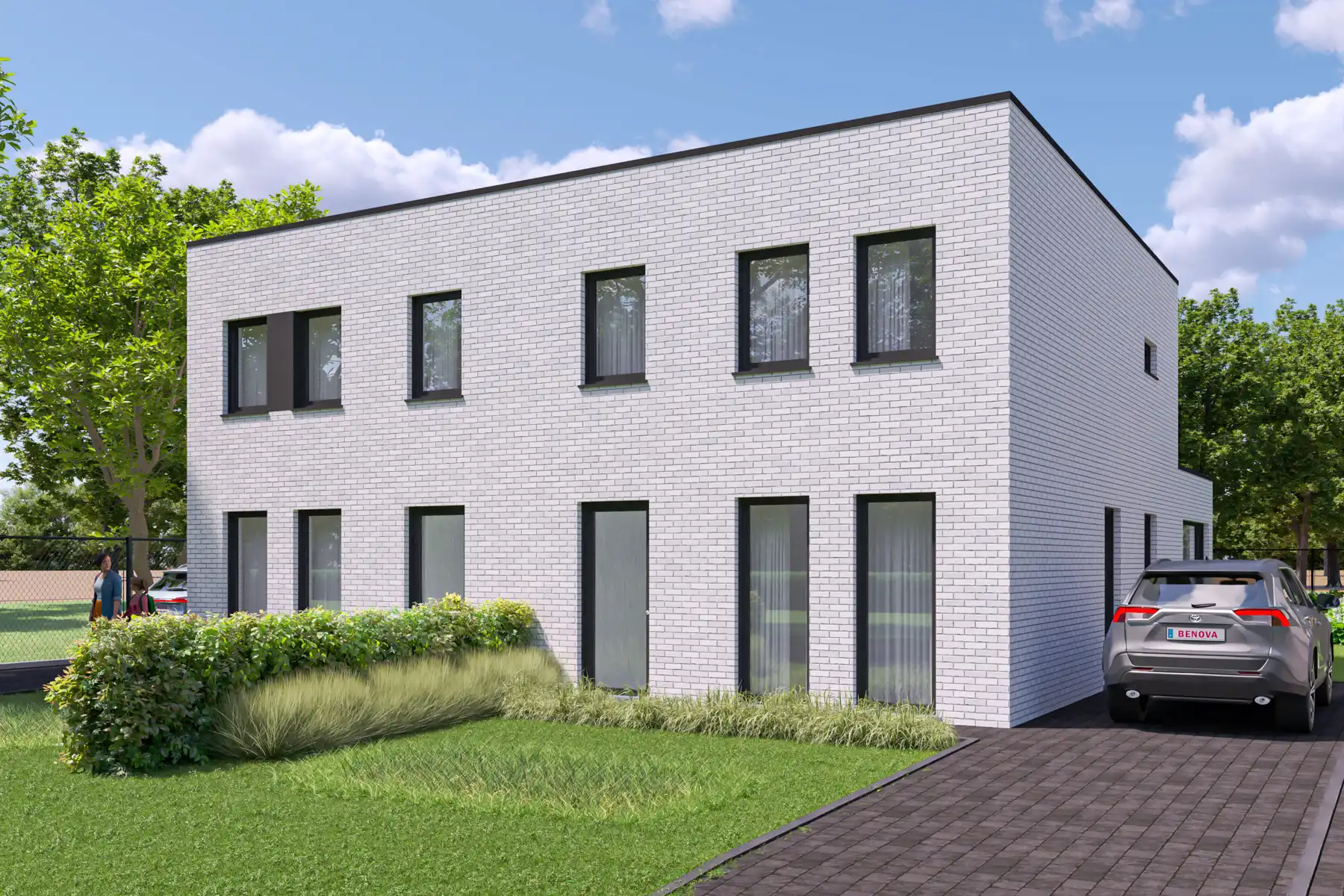 Nieuwbouwproject in Lille – 4 moderne halfopen woningen foto 19