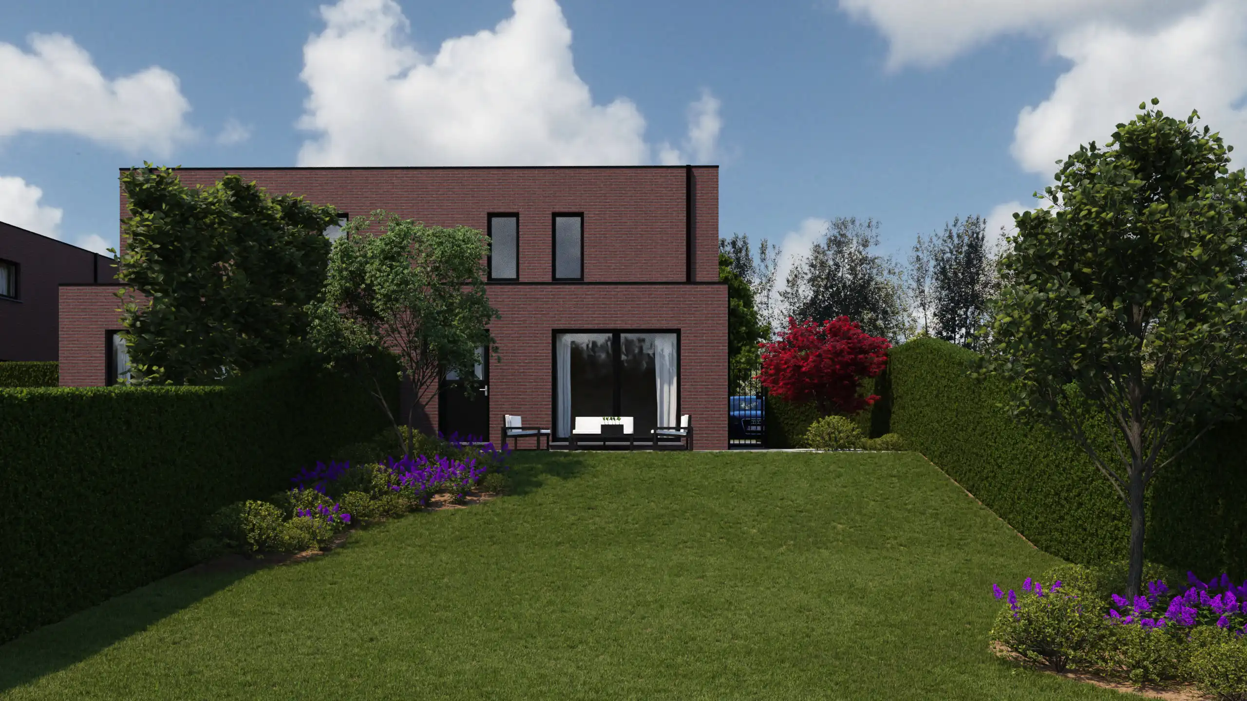 Moderne nieuwbouwwoning in ruwbouw (HOB) met 3 slpks foto 8