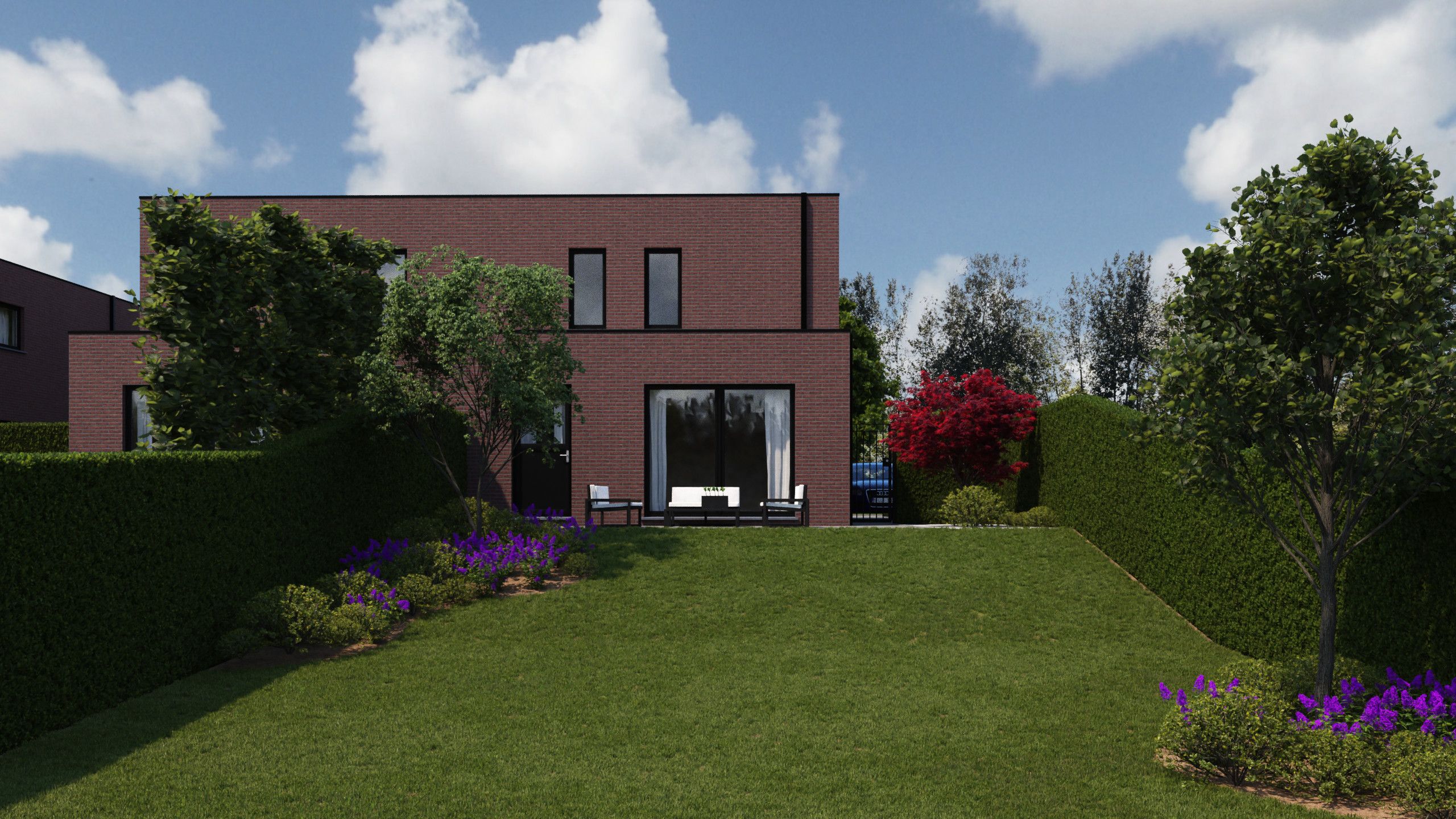 Moderne nieuwbouwwoning in ruwbouw (HOB) met 3 slpks foto 8