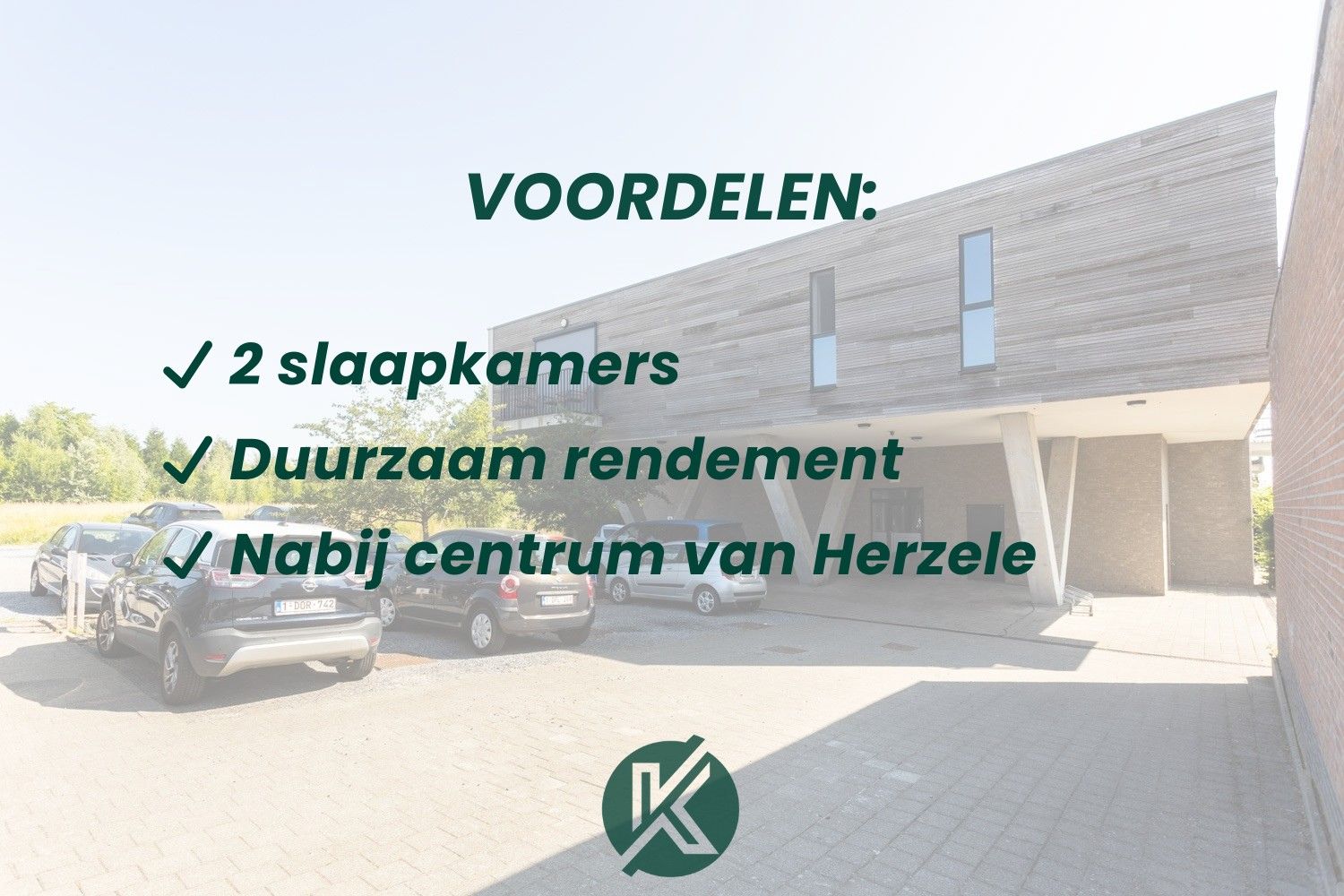 Assistentieflat met 2 slaapkamers nabij centrum Herzele foto 2