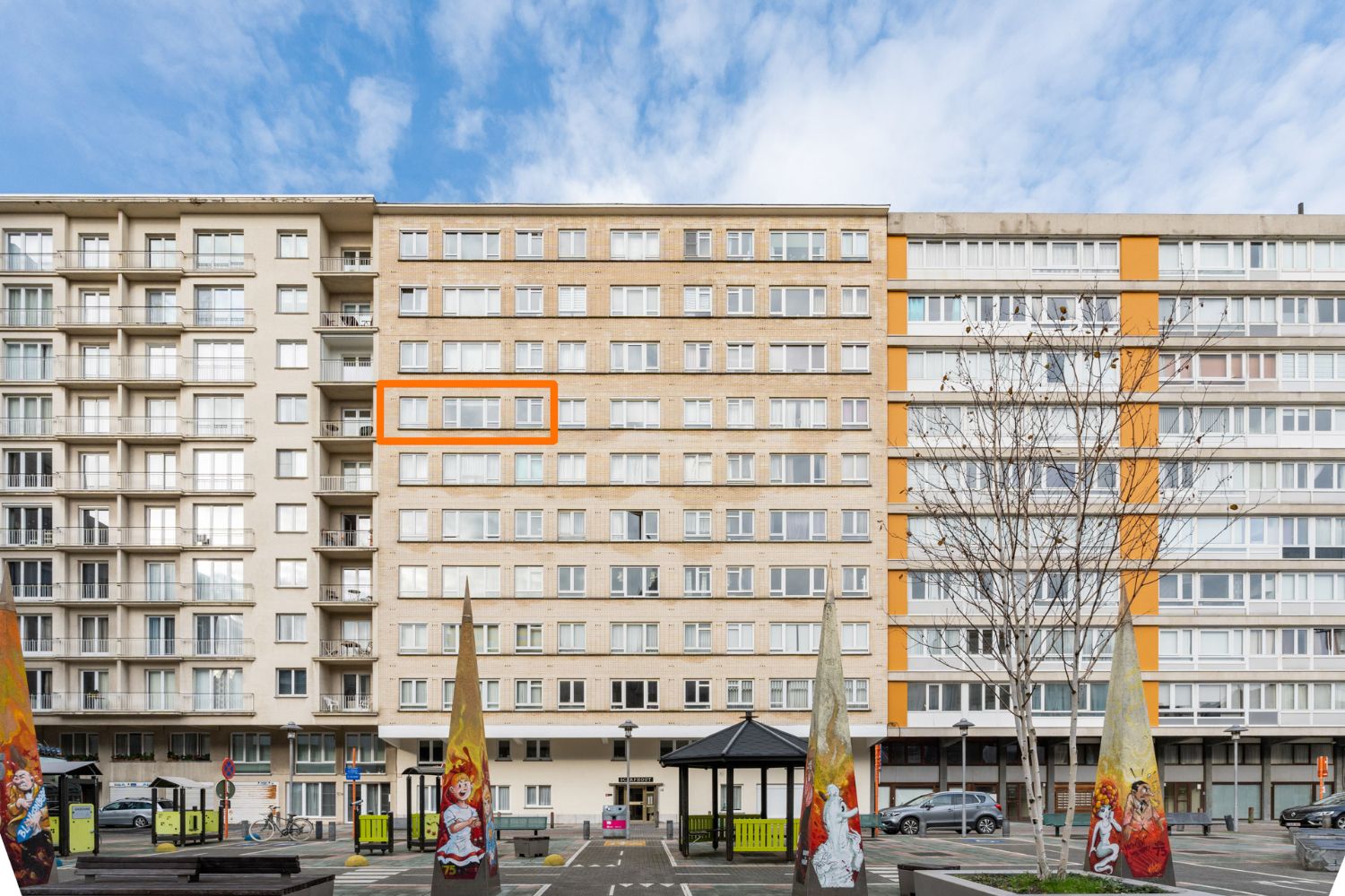 Studio in hartje Blankenberge met open zicht op het Casinoplein vlakbij het strand foto 15