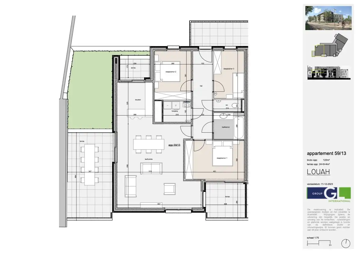 Nieuwbouwapp. met 3 slpks en prachtig, zeer groot terras foto 11