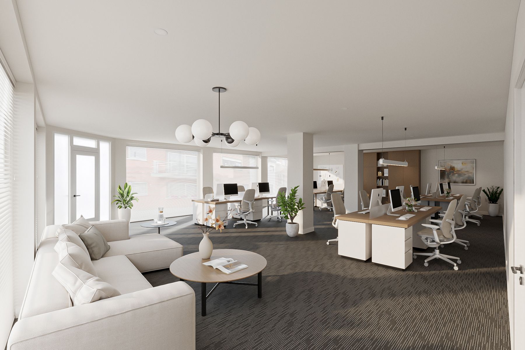 Merelbeke centrum: handelspand met woonst, garage en terras  foto 2