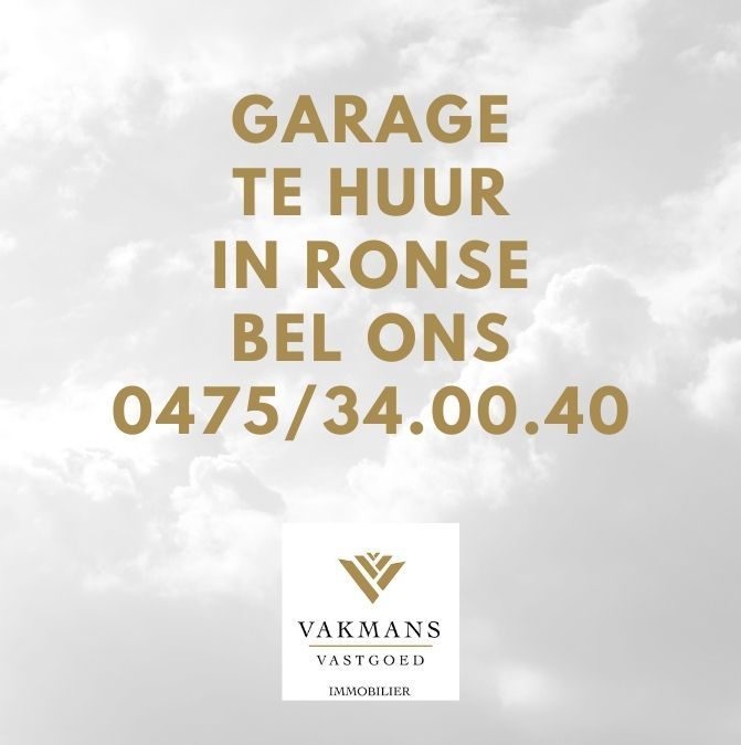 Garage te huur Fiertelmeers 44 - 9600 Ronse