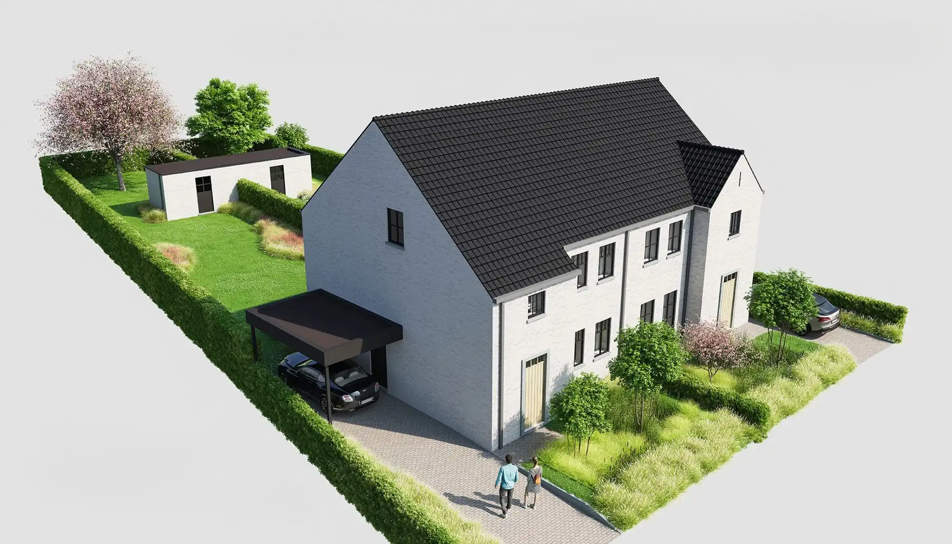 Exclusieve nieuwbouwwoning in pastorijstijl – Guldensporenlaan, Houthalen foto 2