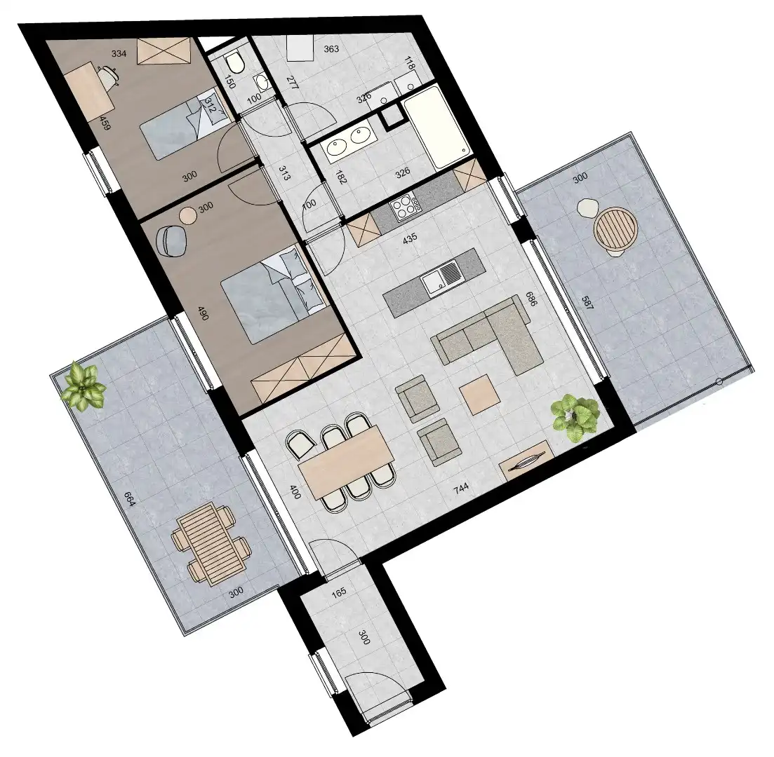 Appartement te koop foto 2