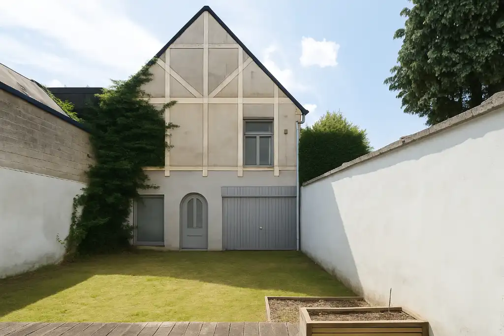Unieke herenwoning met tuin en garage in neorococostijl nabij Gent-Sint-Pieters foto 3