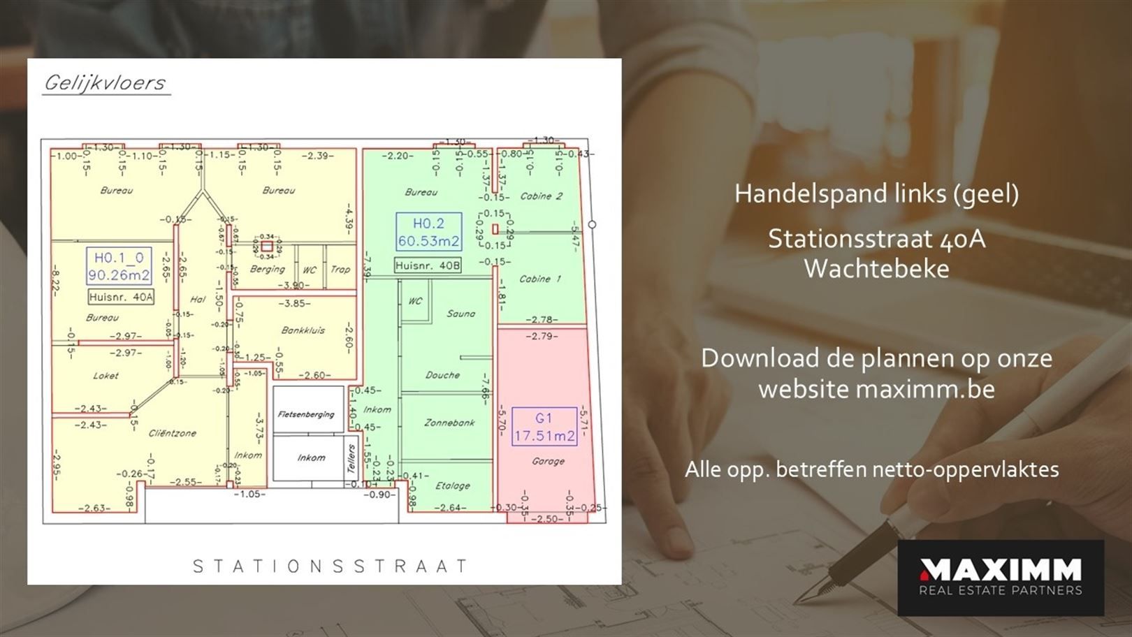 Handelspand (103 m²) met woonst met 3 slaapkamers (169 m²) foto 33