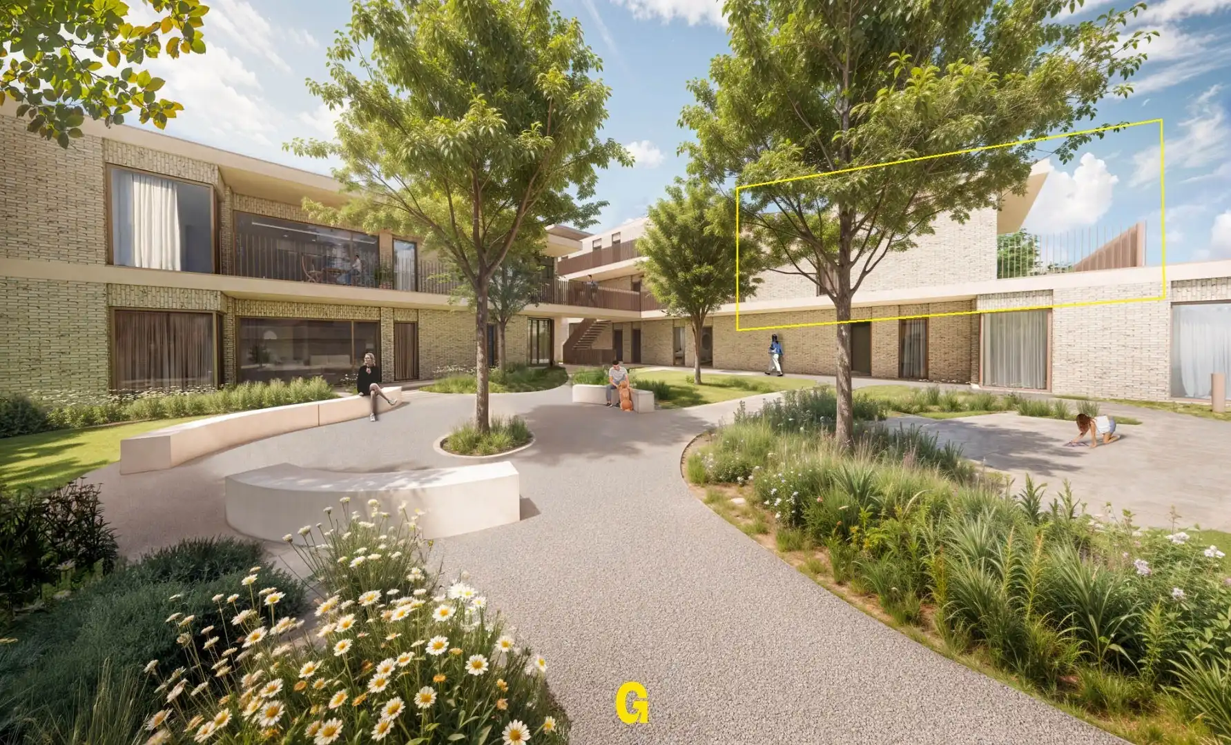 Nieuwbouwappartement op de 1ste verdieping met 3 slaapkamers en met zicht op de tuin, in res. de Boomgaard vlakbij het centrum van Hoeselt foto 3