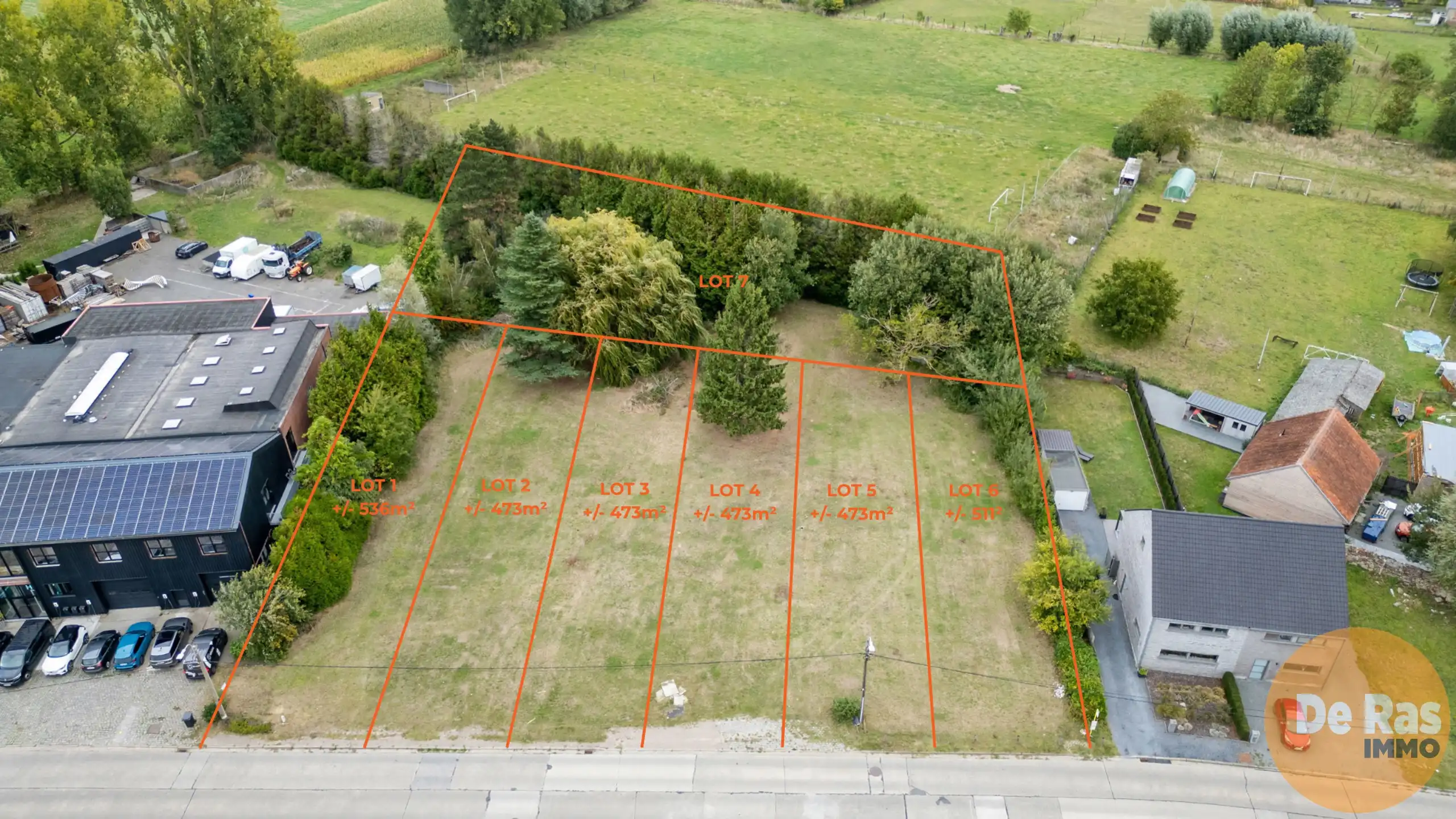 BAVEGEM - Bouwgrond (lot 5) voor halfopen bebouwing foto {{pictureIndex}}