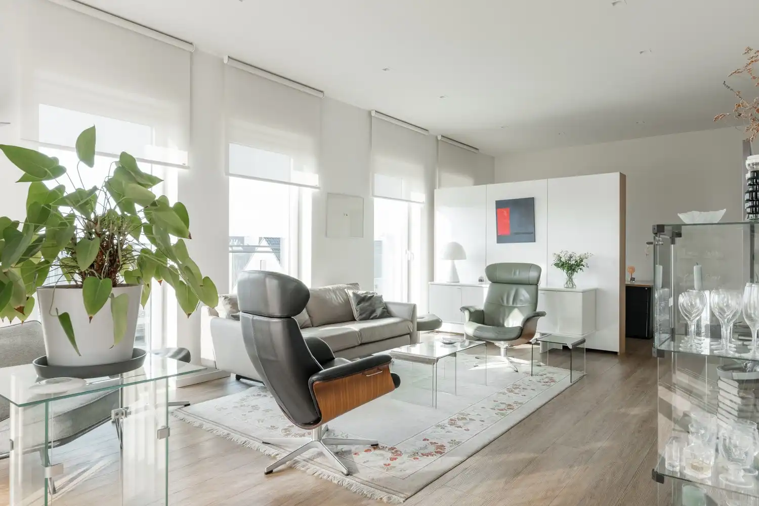 Prachtig penthouse met zeer groot terras en daktuin op het zuiden met 2 slaapkamers en 2 badkamers. foto 10