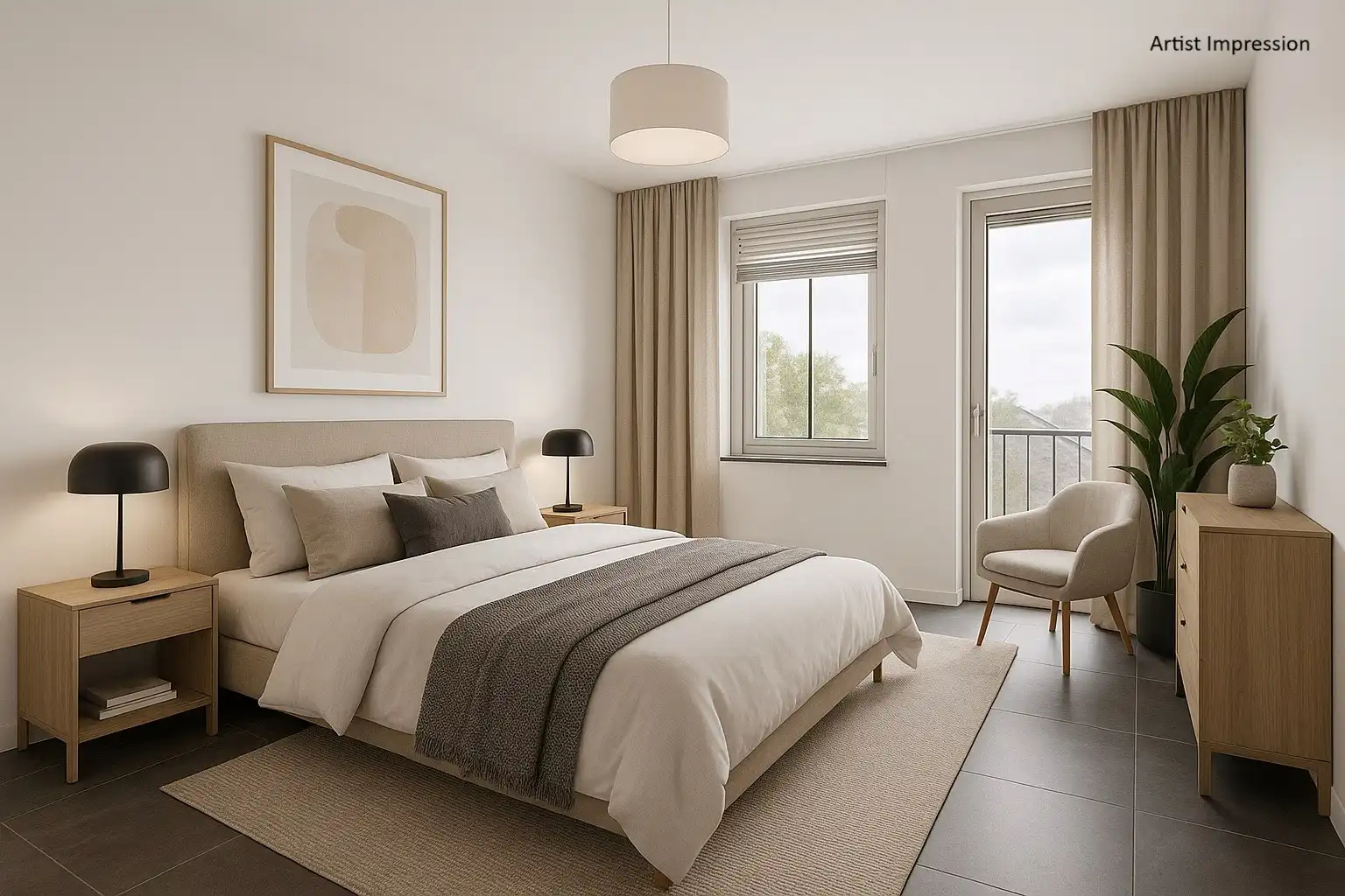 Instapklaar appartement met balkon en parkeerplaats in Aardenburg foto 23