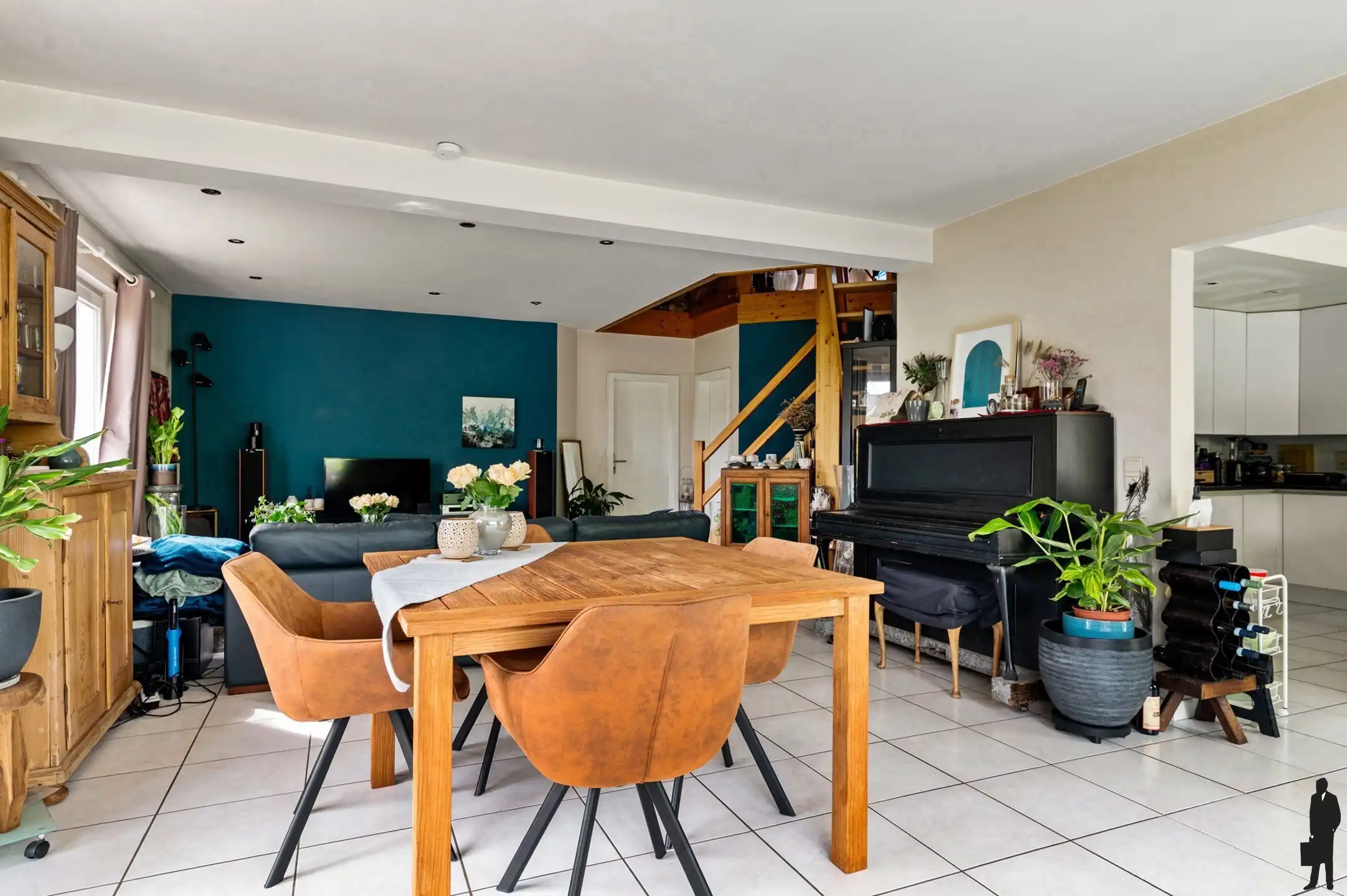 Ruime woning met 5 slpks, 2 badks en tuin met groenzicht foto 6