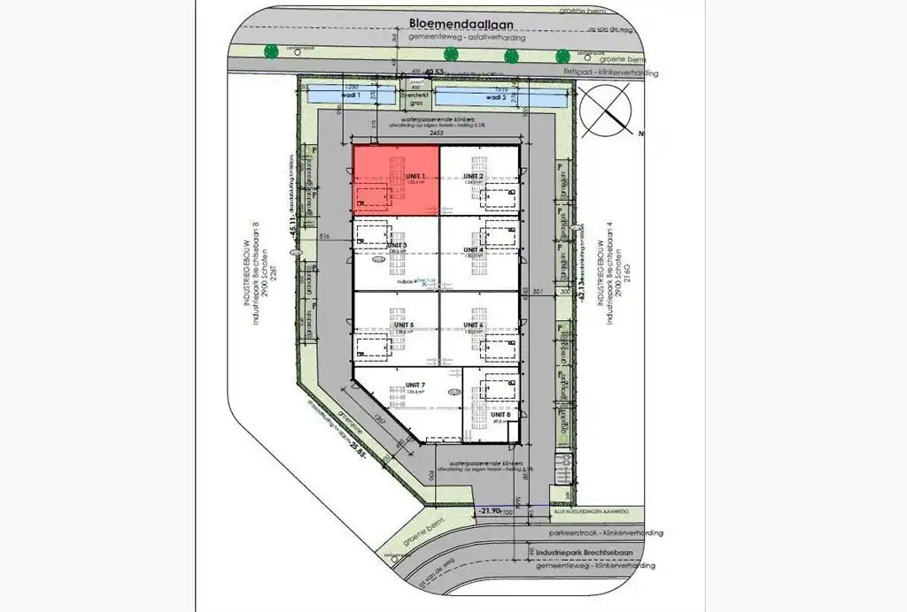8 magazijnen tussen 90 m² en 140 m² foto 4