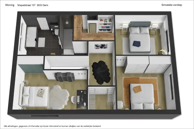Moderne en energiezuinige woning met volledige onderkeldering gelegen op een residentieel en rustig perceel&nbsp;van 14 aren 45 centiaren nabij de scholen en het centrum van Genk foto 32