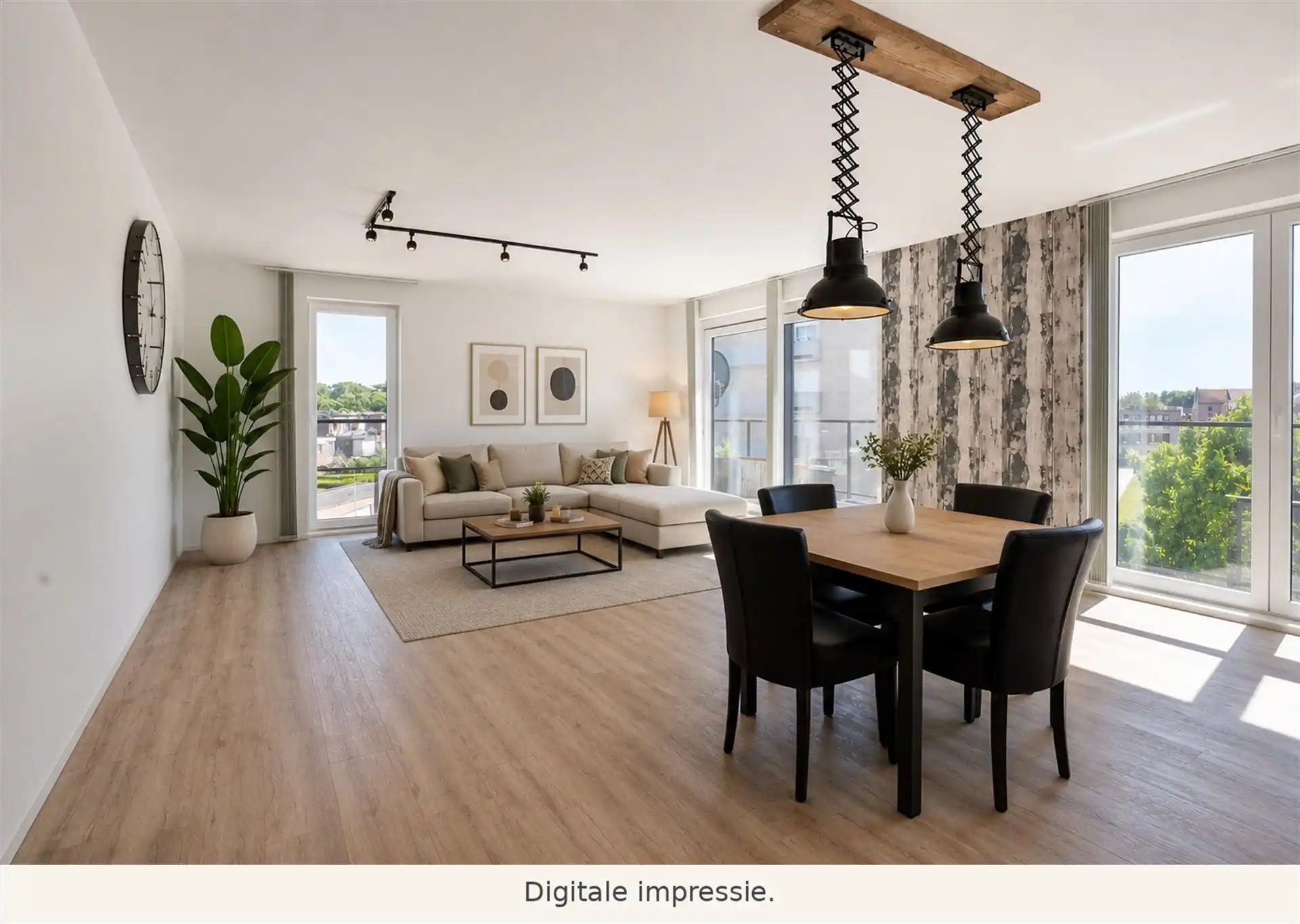Lichtrijk nieuw 2-slaapkamer appartement met kelder  foto 2