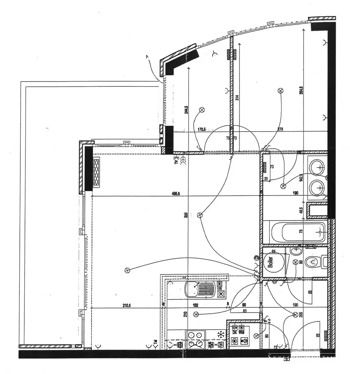 Mooi gemeubeld app. 1k (+bureau) + MOOI TERRAS! (EU area) foto 13