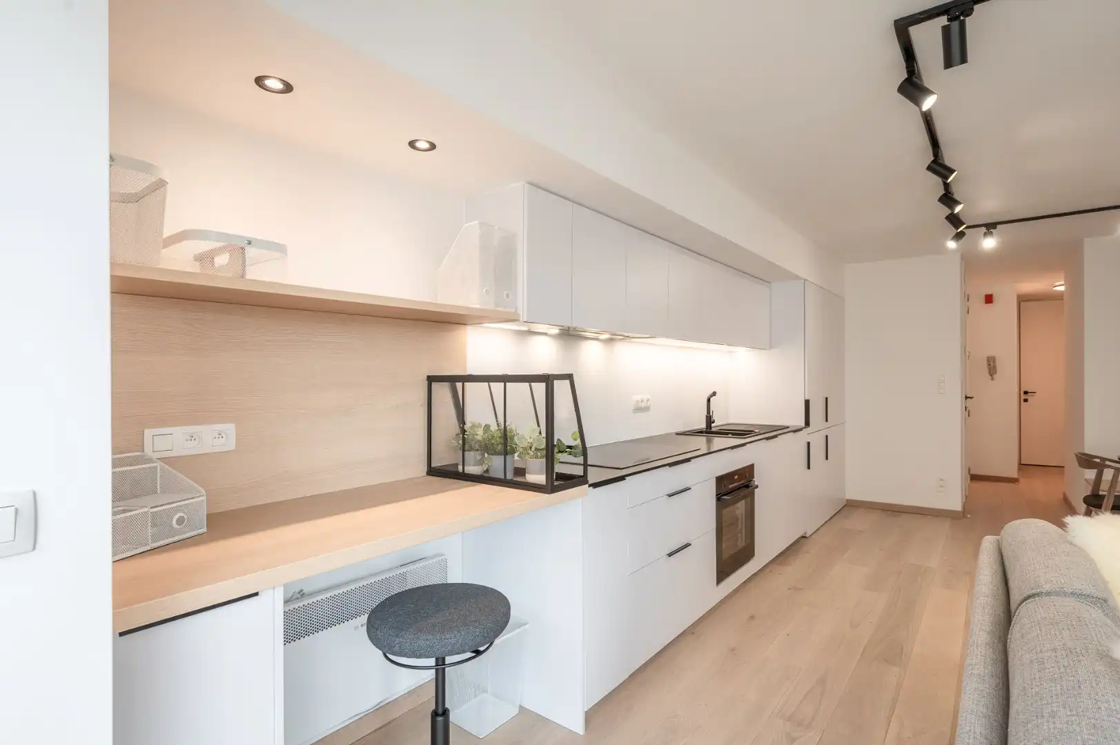 Prachtig afgewerkt appartement met twee slaapkamers en zijdelings zeezicht in Duinbergen.   foto 11