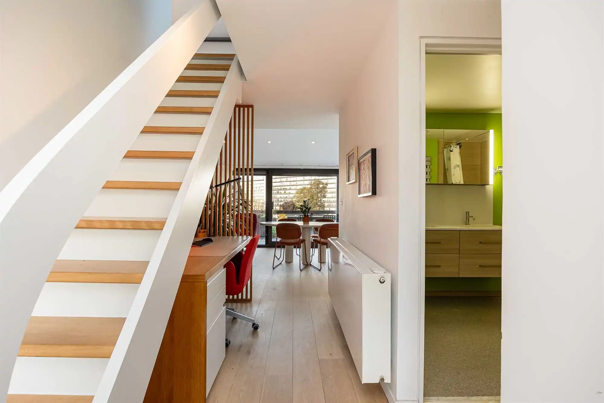 Sfeervol duplexappartement met 1 à 2 slpks. en 2 terrassen  foto 10