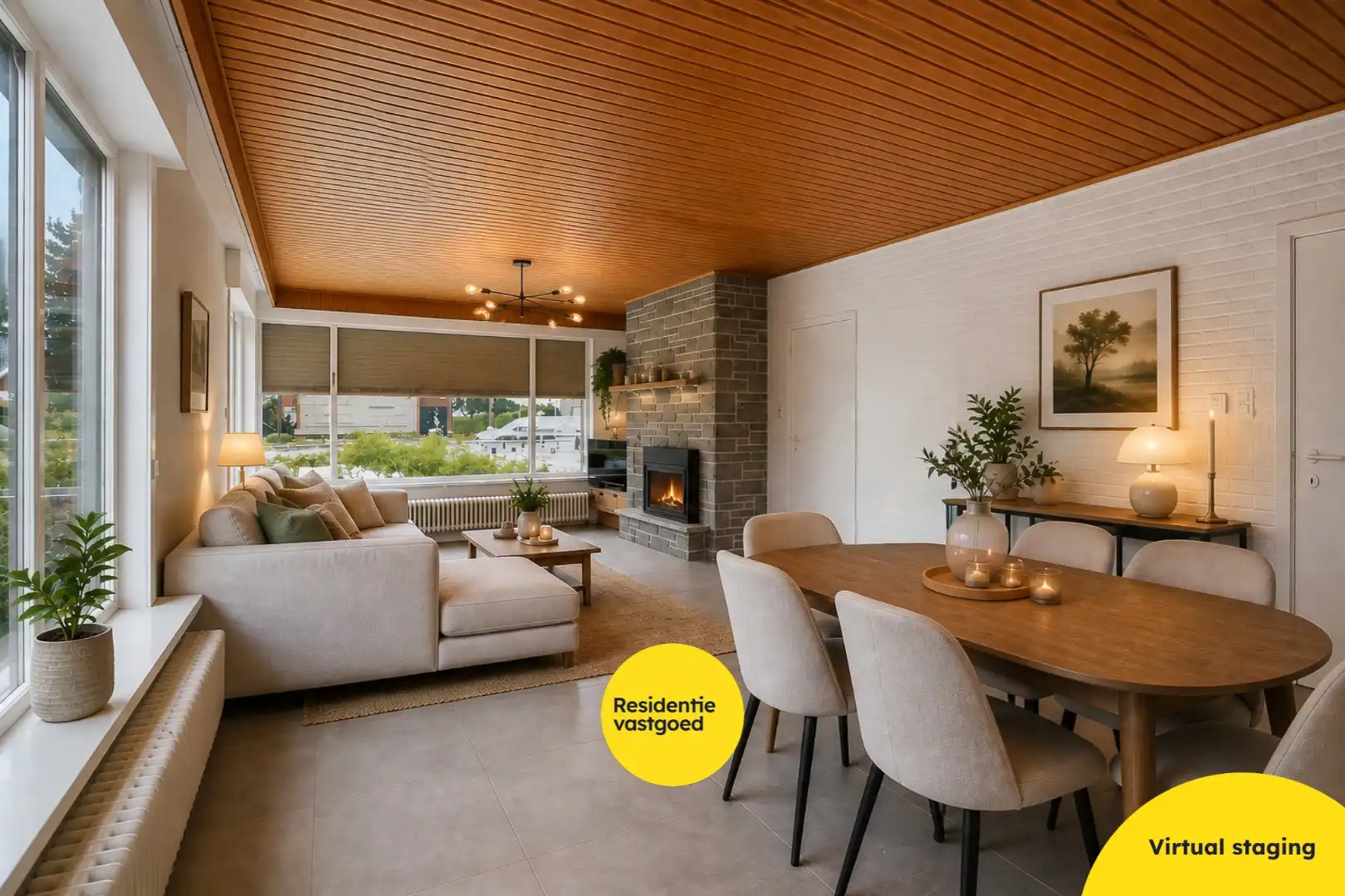 Bungalow op 959 m² met open zicht te Sijsele (Damme) foto 3