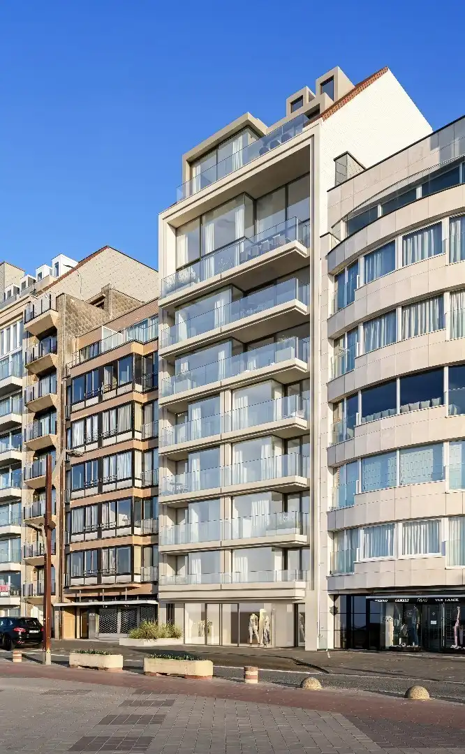 Uitzonderlijk nieuw app. (meer dan 10 meter gevelbreedte) met frontaal zeezicht foto 4