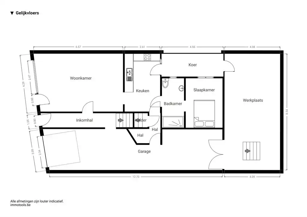 Unieke woning met dakterras en atelier foto 34