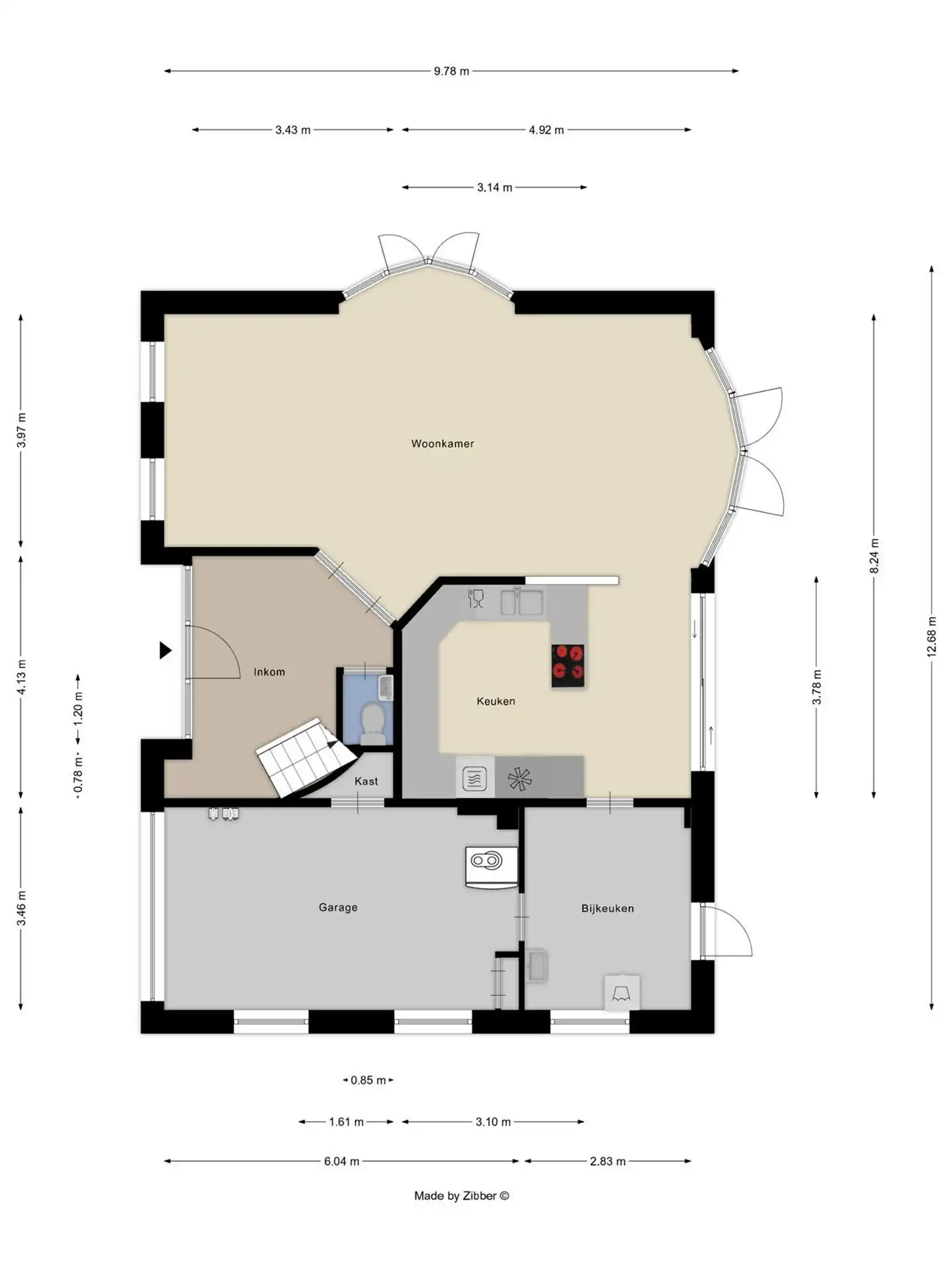 Instapklare villa met 4 kamers en garage op 6a 79ca foto 4