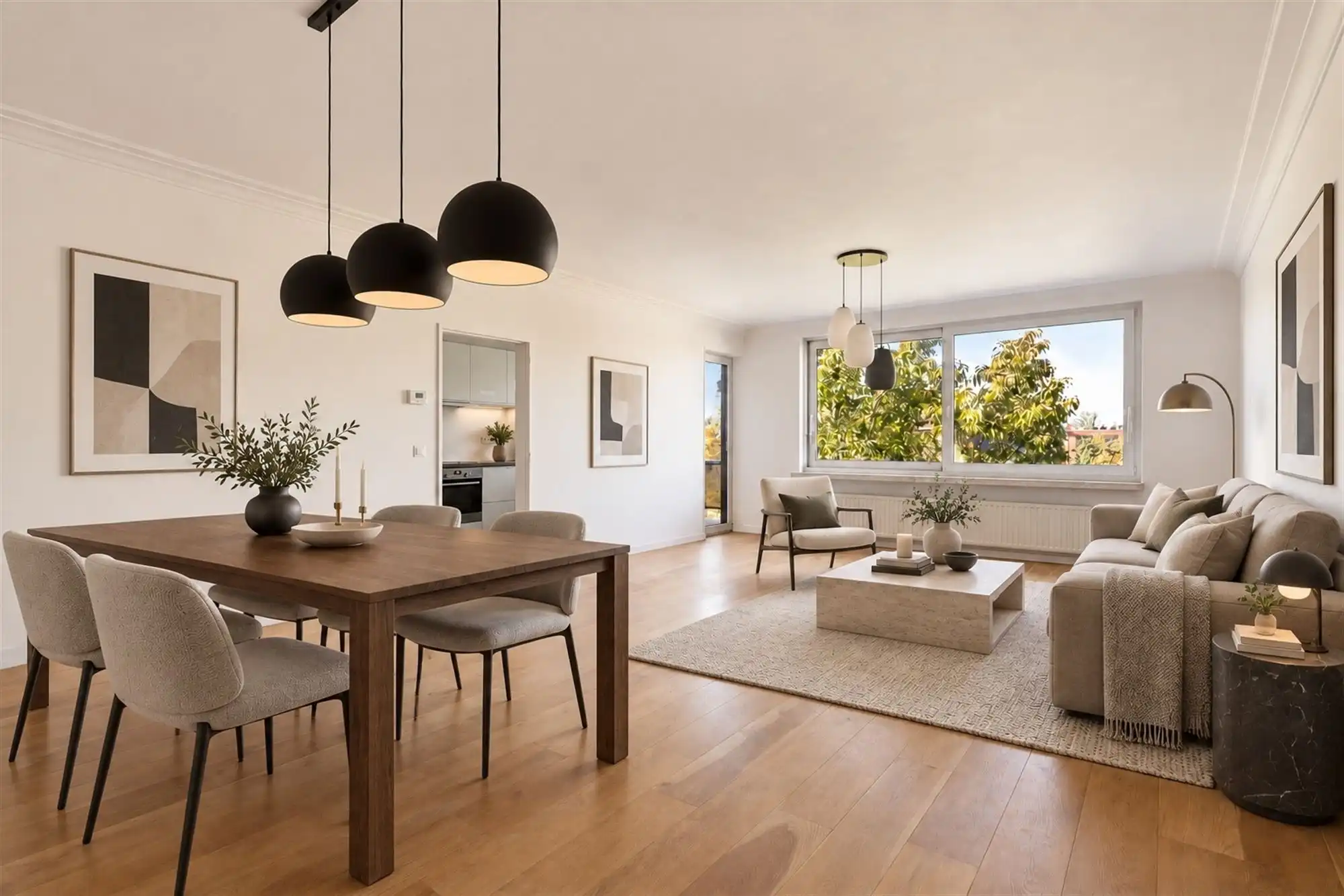 Appartement met 3 slaapkamers, 2 terrassen en parking foto 3