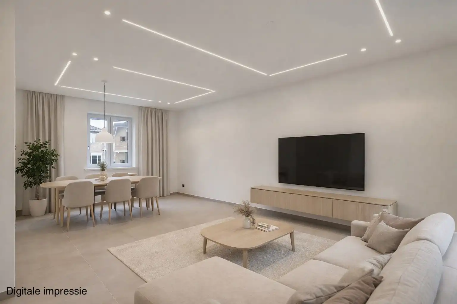 MODERN GERENOVEERDE GEZINSWONING MET 5 SLPKS + 2 BADKAMERS TE LANAKEN !  foto 8