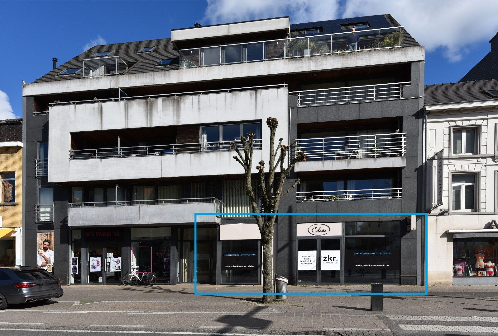 Instapklaar handelspand op commerciële topligging te Eeklo centrum foto {{pictureIndex}}