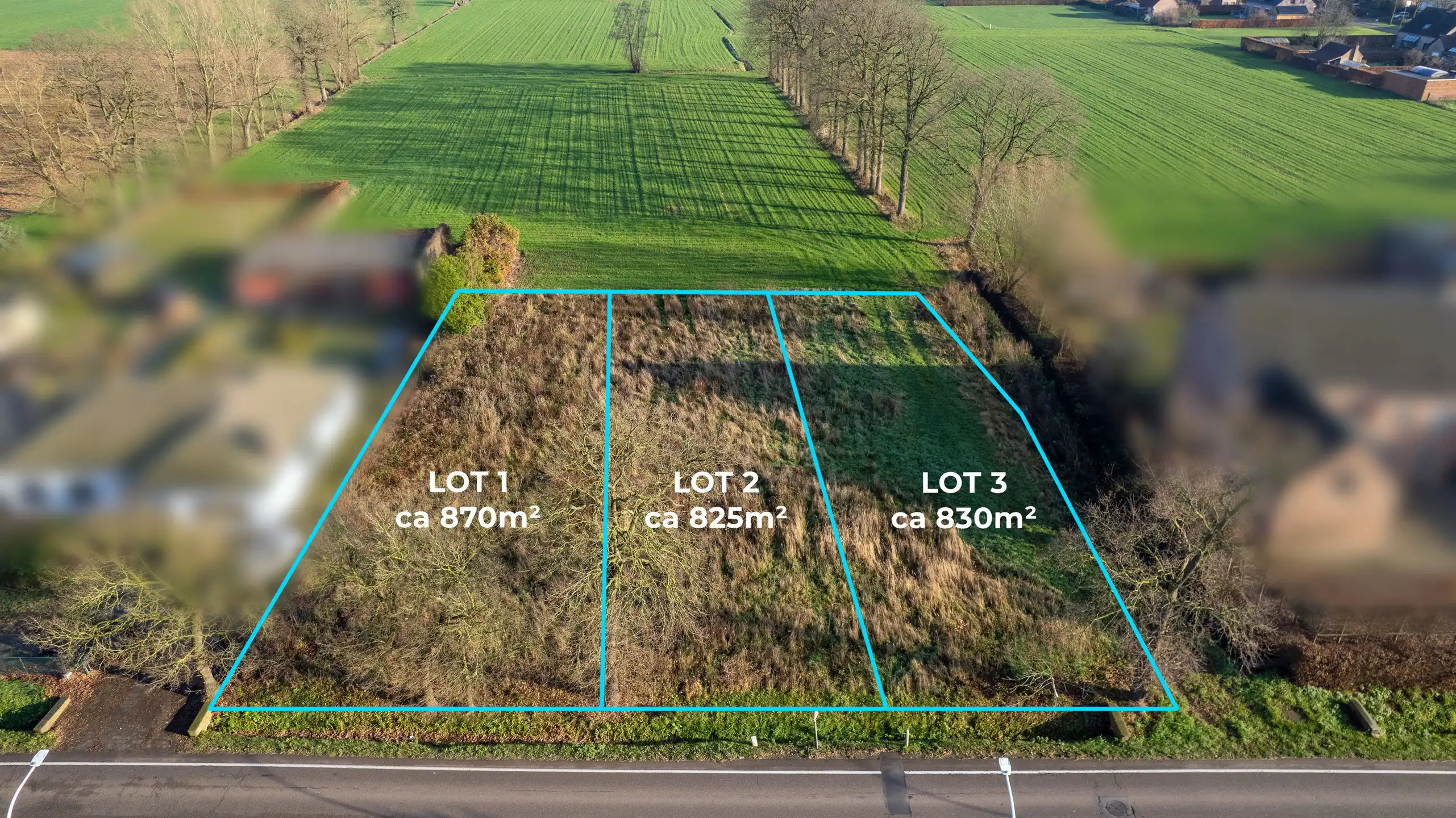 Bouwgrond voor open bebouwing – ca. 870 m²  foto 3
