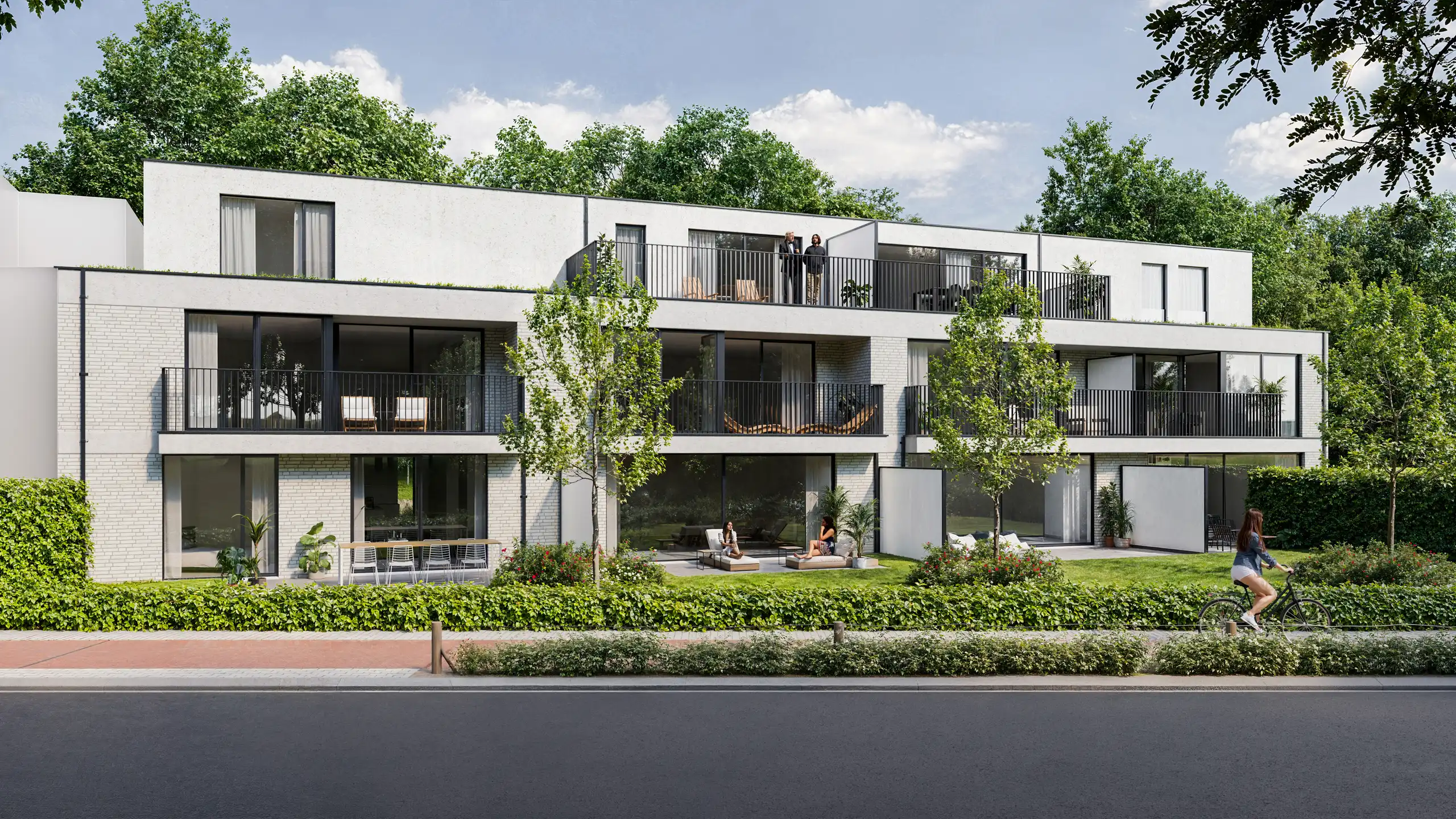 EREMBODEGEM - Nieuwbouwappartement gelijkvloers met 2 slpk foto 4