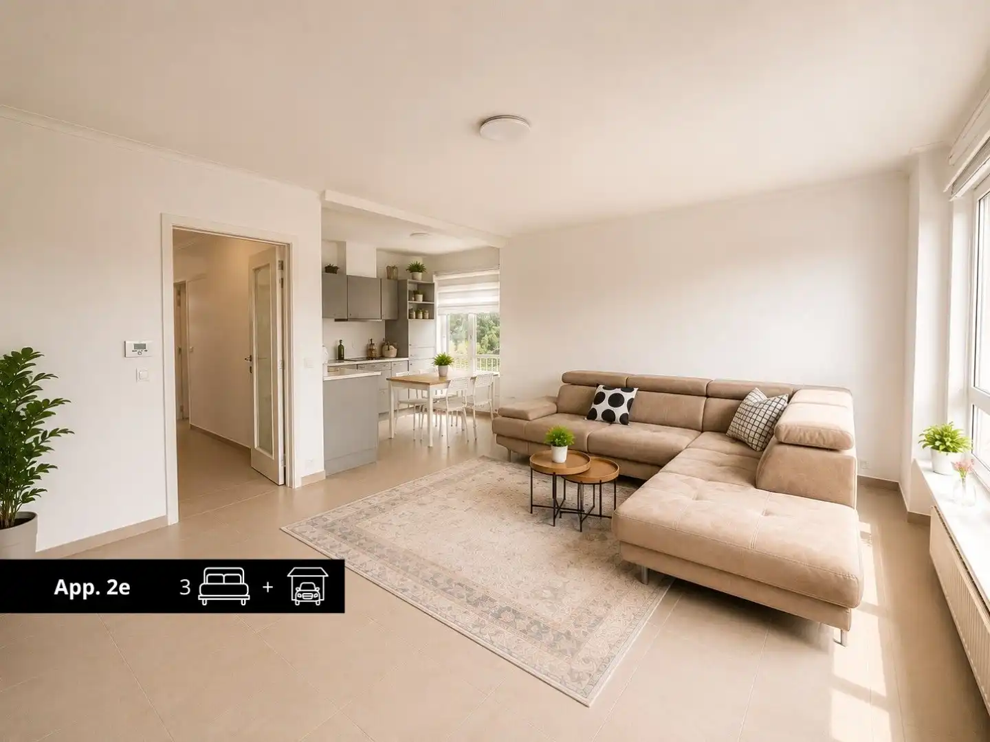 Residentie “Klokkegalm” – opbrengsteigendom met 3 appartementen en 3 garages foto 4