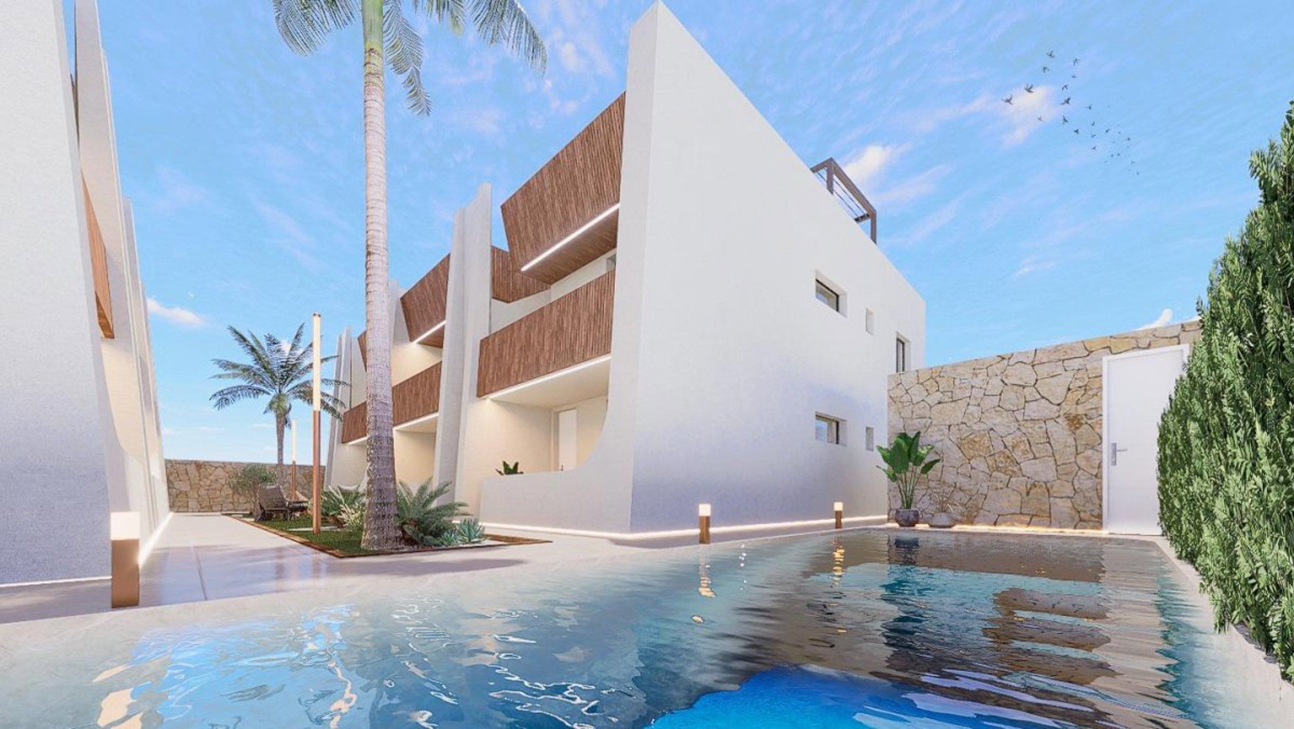 NIEUWBOUW BUNGALOWS IN SAN PEDRO DEL PINATAR foto {{pictureIndex}}