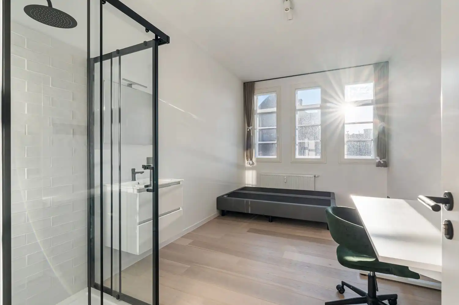 10 gemeubelde SWO studentenkamers in het volledig gerenoveerde Montfortanenklooster te Leuven! foto 10