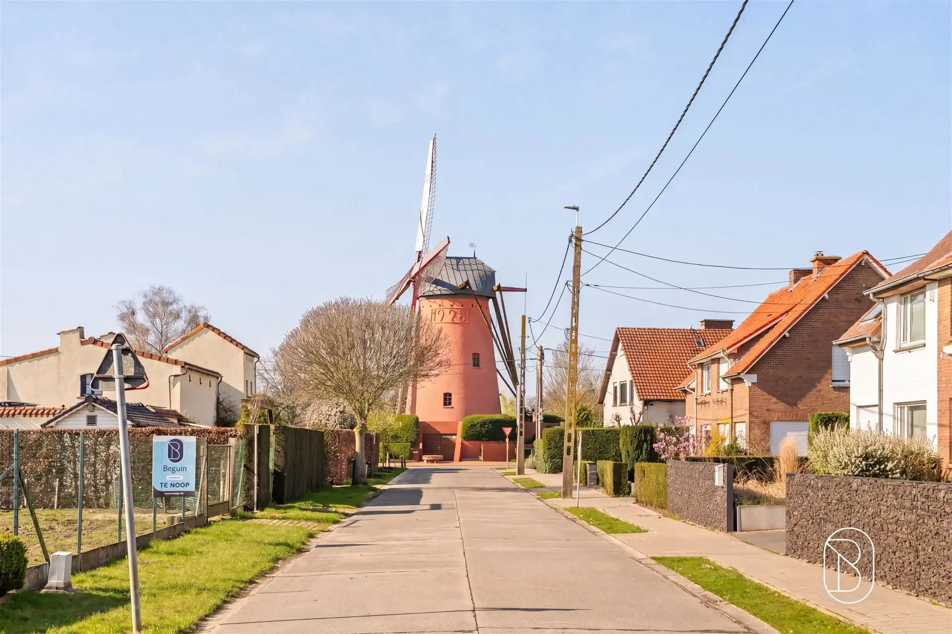 Bouwgrond 756m² voor villa, in Outrijve foto 4