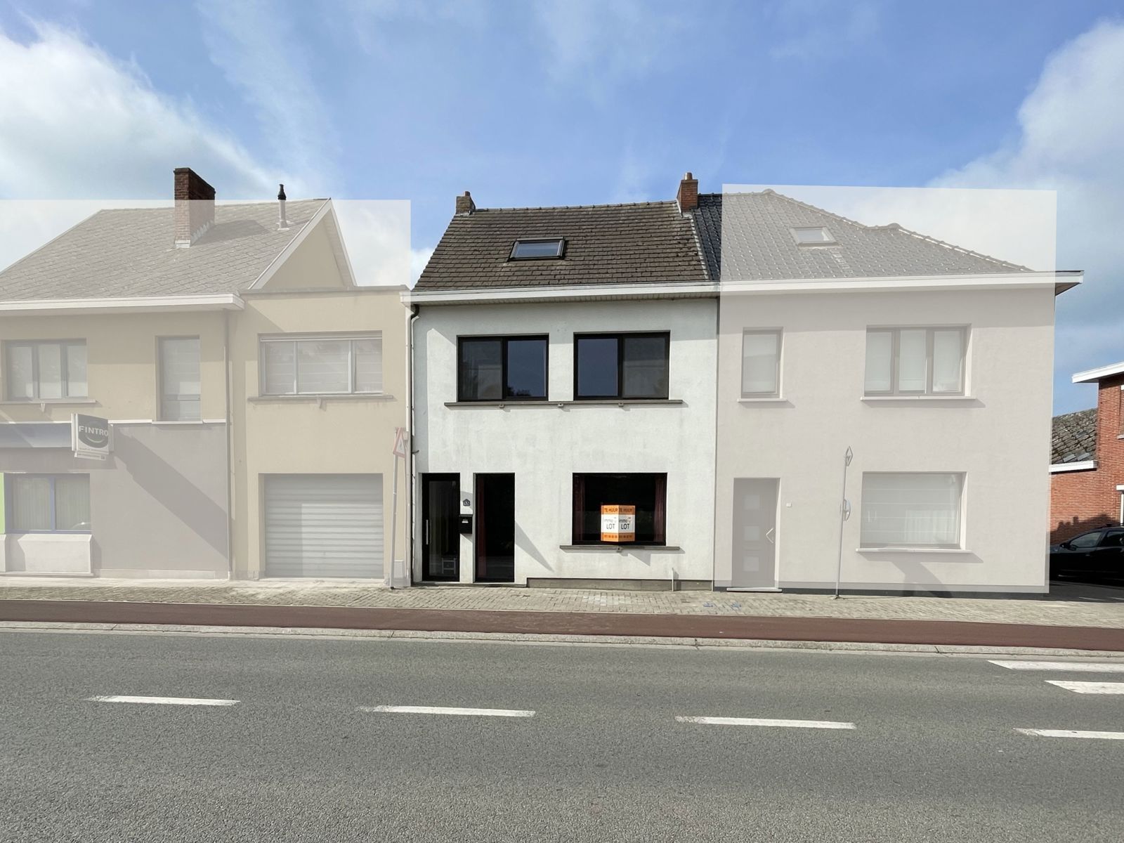 Te huur: Gezinswoning met tuin en garage in centrum Berlare foto {{pictureIndex}}