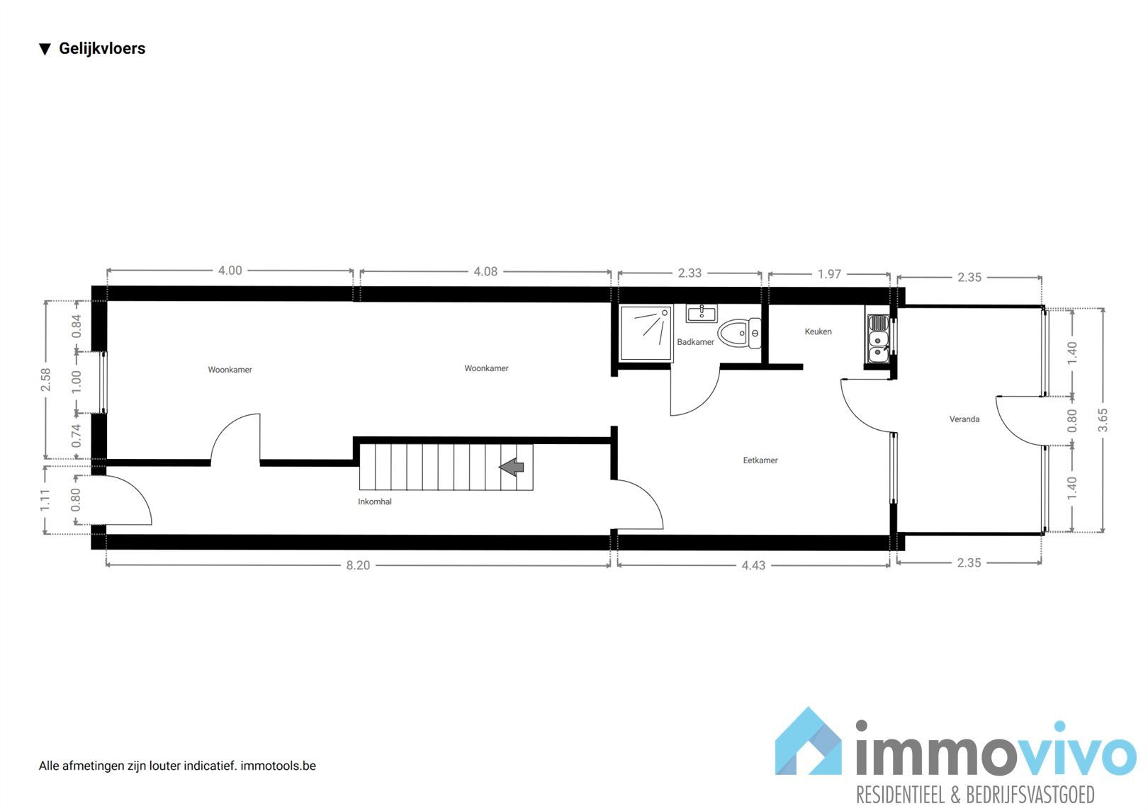Volledig te renoveren woning met potentieel, tuin en mogelijkheid tot extra slaapkamer. foto 16