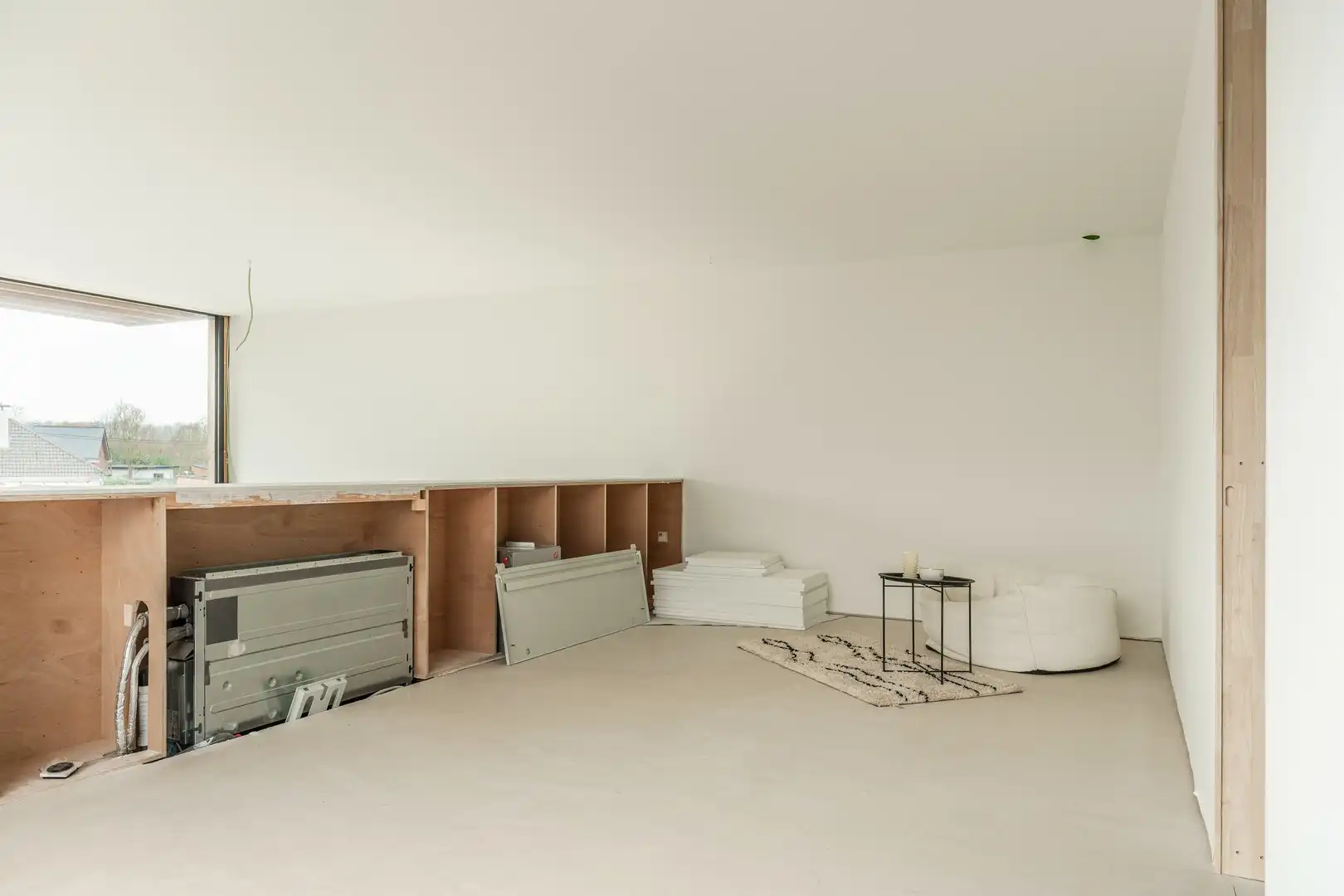 Moderne open bebouwing in oprichting met magazijn te Branst (Bornem) foto 14