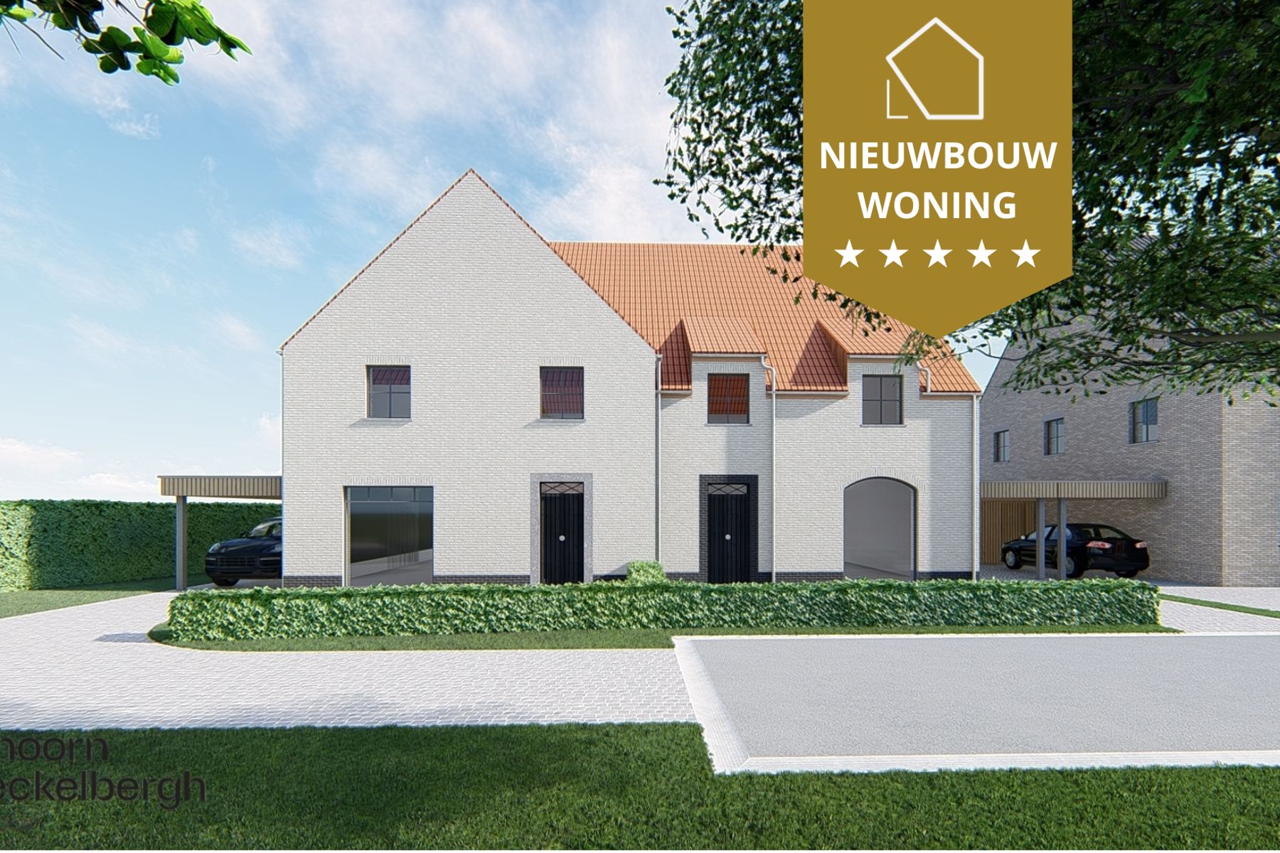 Moderne nieuwbouwwoning in hartje Herzele foto 1