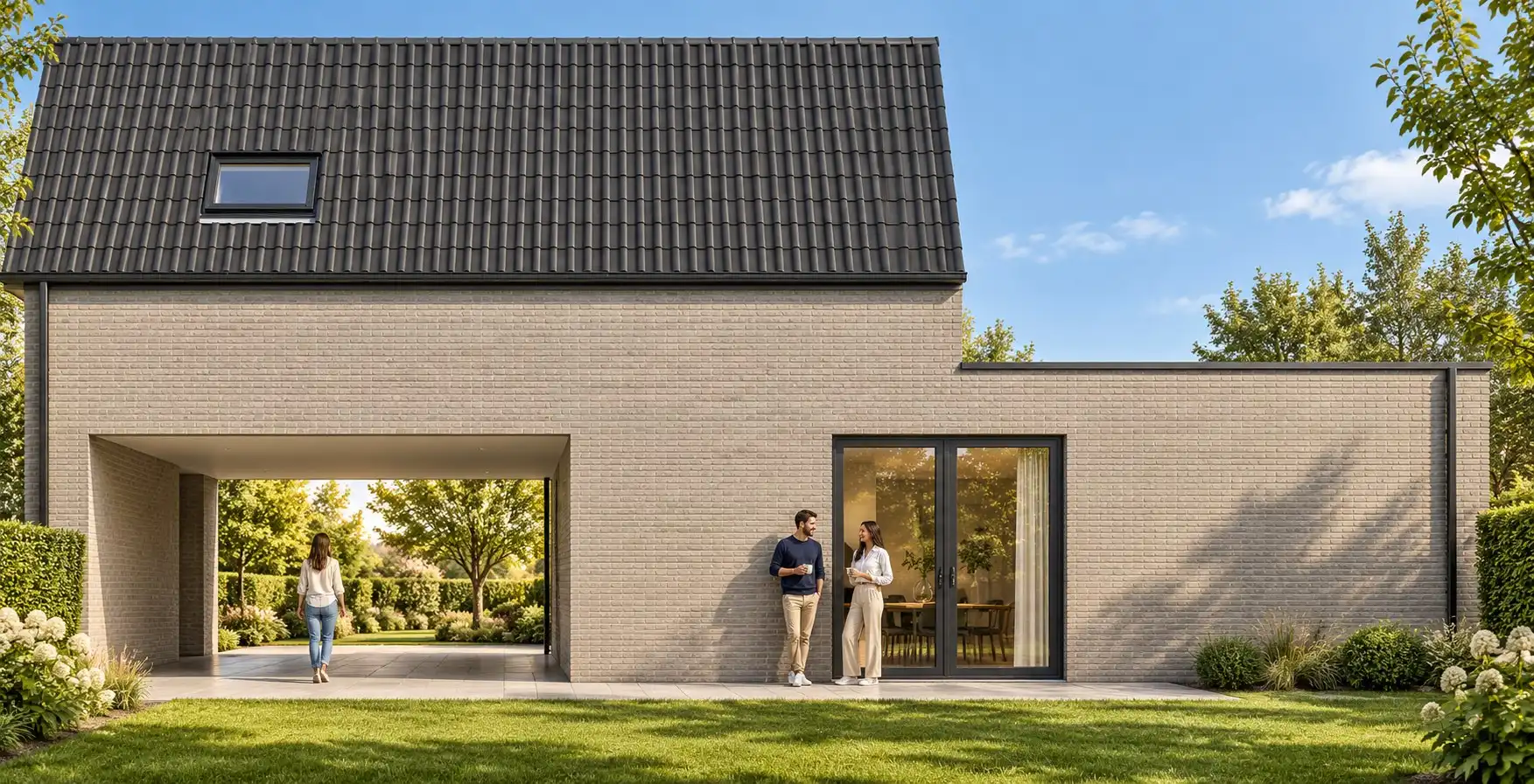 Nieuwbouw met 3 slpkmr op ruim perceel - CASCO PLUS afwerking - VERKOOP ONDER REGISTRATIERECHTEN foto 2
