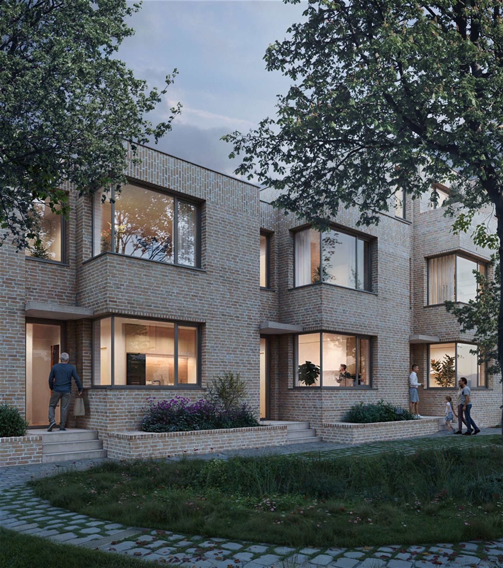 Nieuwbouw gelijkvloers kantoor in project Het Porfier te Sint-Amandsberg foto 3