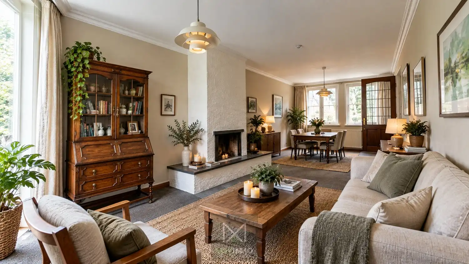 Karaktervolle herenwoning met uitzonderlijk veel ruimte en potentieel in hartje Lauwe foto 5