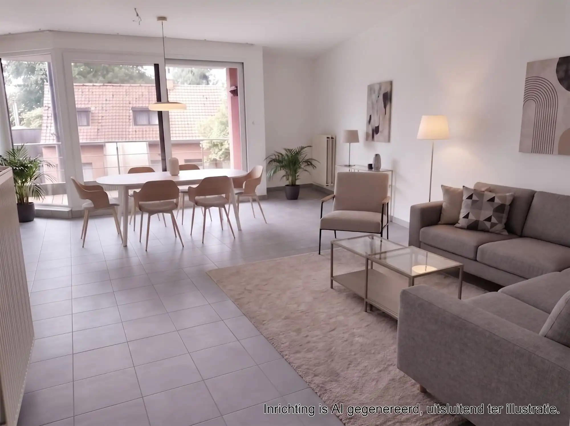 Appartement met 2 slaapkamers, 2 terrassen en garage. foto 4