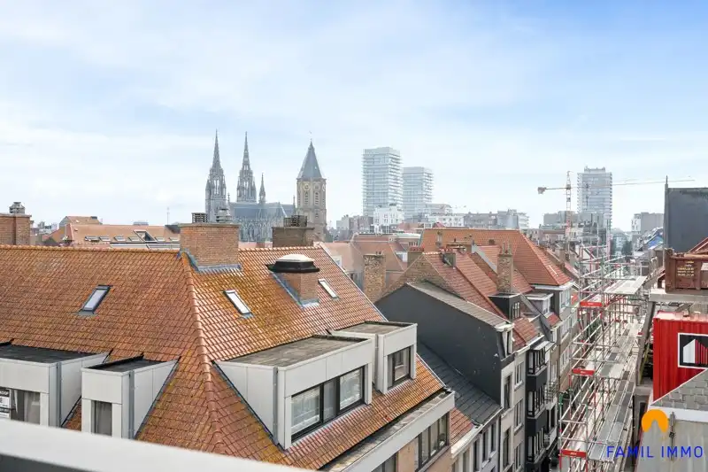 Penthouse met 3 slaapkamers en zijdelings zeezicht op de 6de verdieping in Oostende foto 3