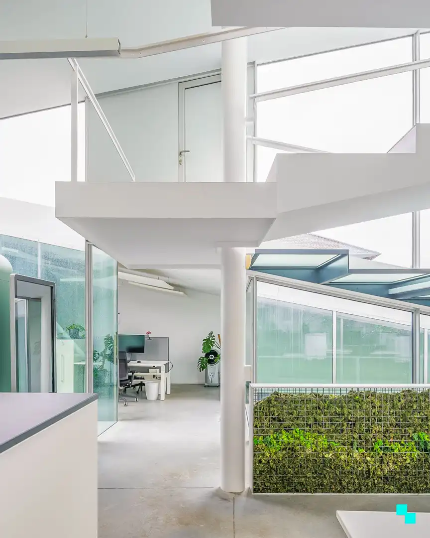 Architecturale kantoorruimte op ruim perceel nabij dorpskern Merelbeke foto 10